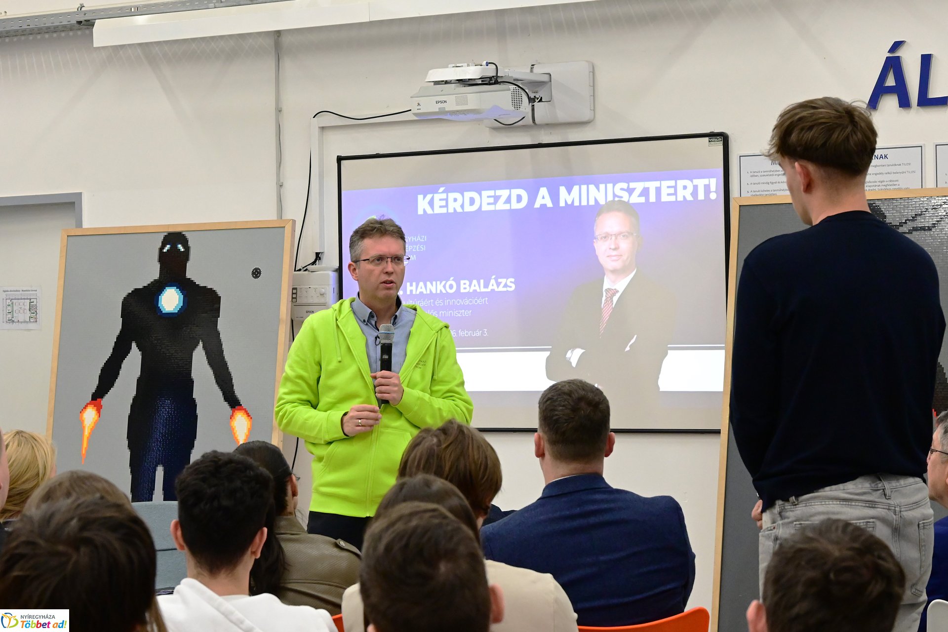 A Nyíregyházi Szakképzési Centrumban - Kérdezd a minisztert!