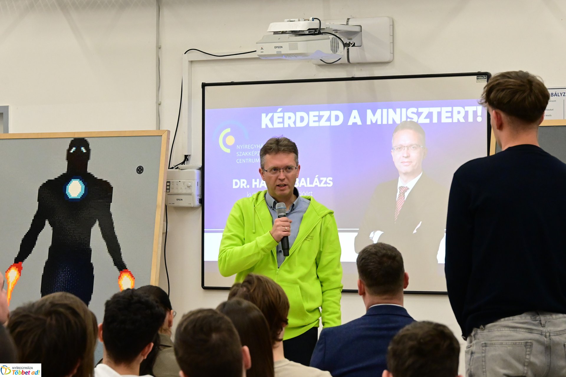 A Nyíregyházi Szakképzési Centrumban - Kérdezd a minisztert!