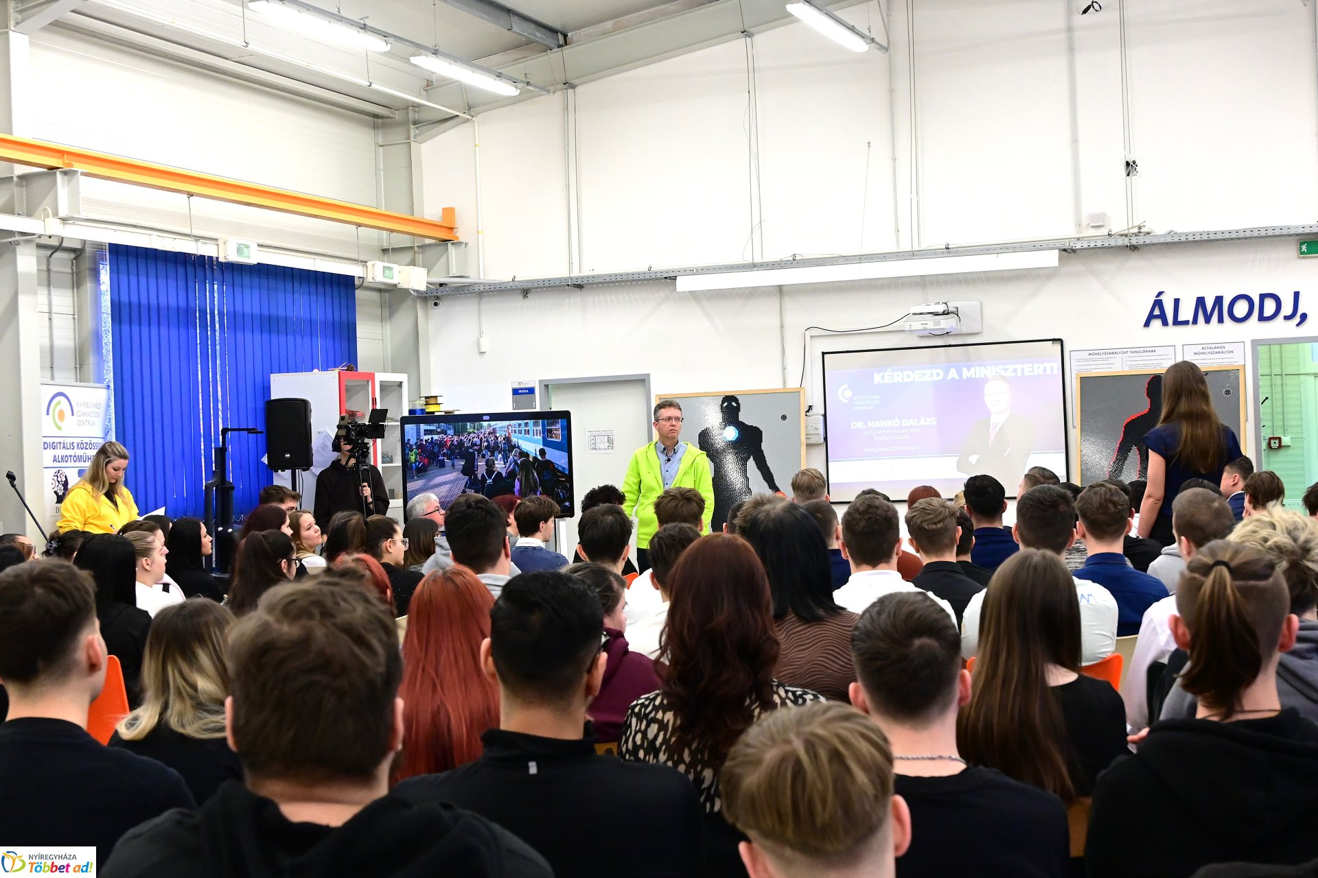 A Nyíregyházi Szakképzési Centrumban - Kérdezd a minisztert!