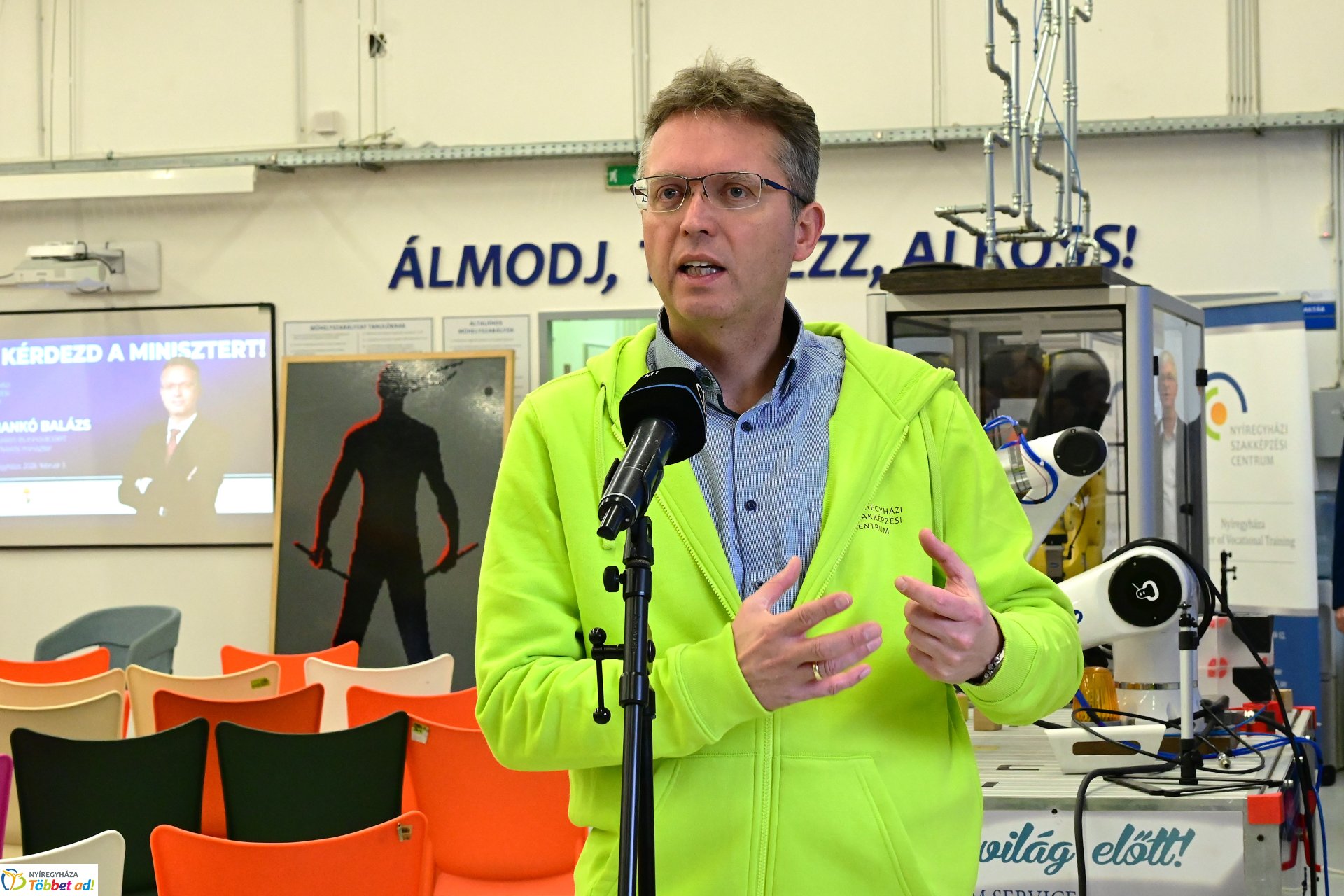 A Nyíregyházi Szakképzési Centrumban - Kérdezd a minisztert!