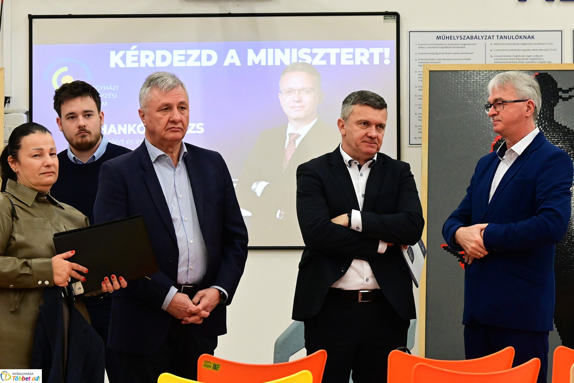 A Nyíregyházi Szakképzési Centrumban - Kérdezd a minisztert!