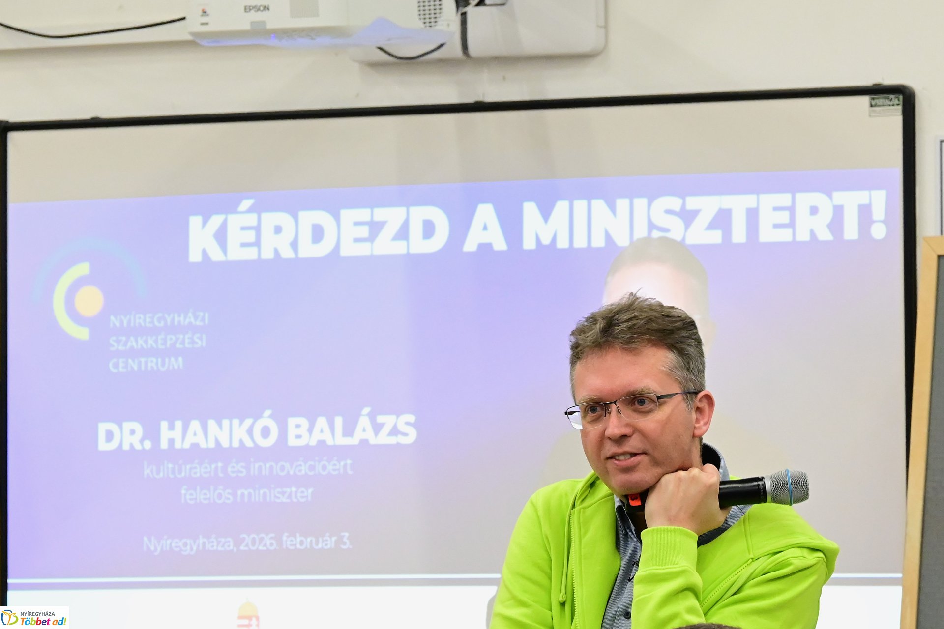 A Nyíregyházi Szakképzési Centrumban - Kérdezd a minisztert!