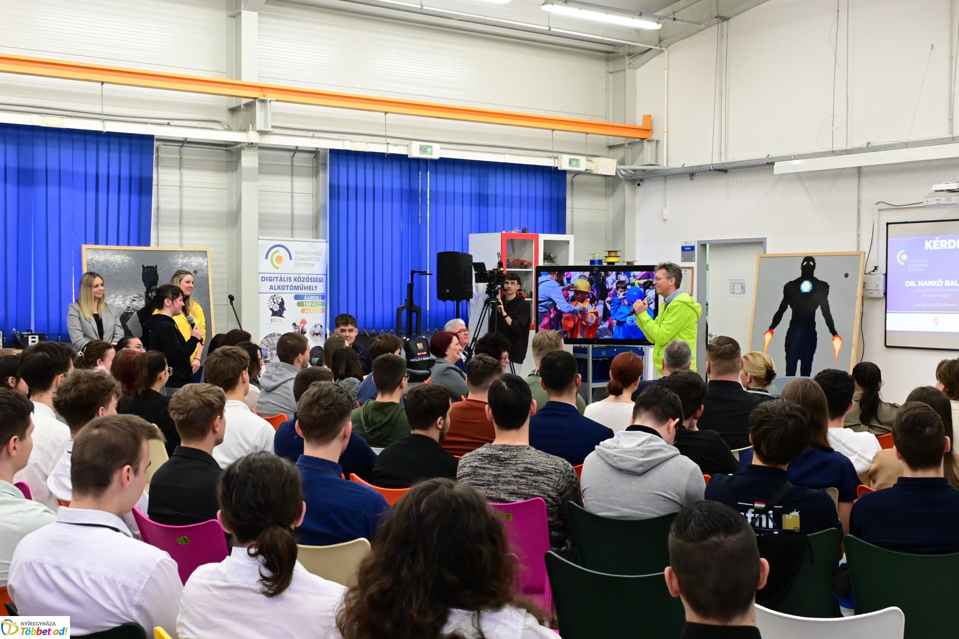 A Nyíregyházi Szakképzési Centrumban - Kérdezd a minisztert!