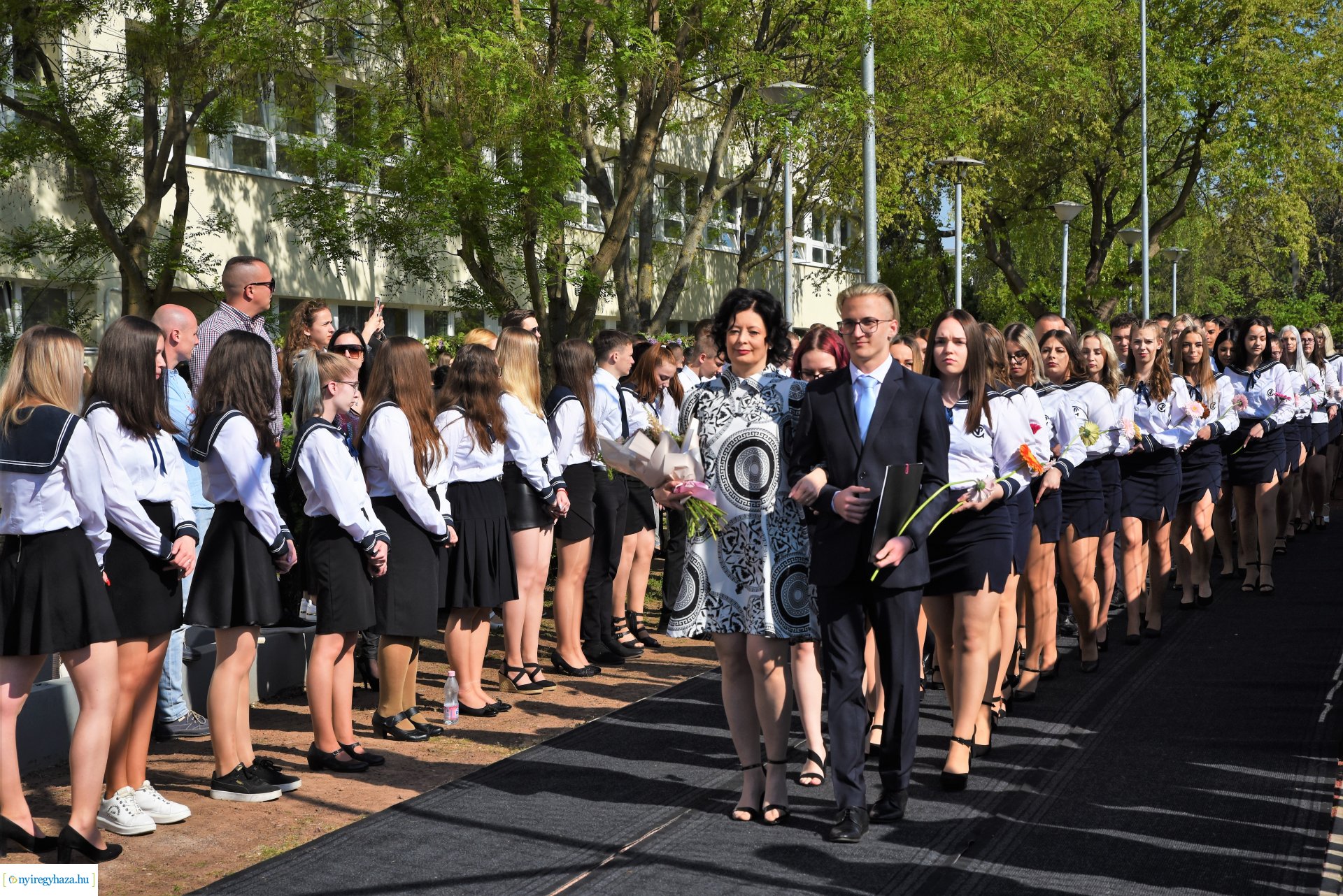 A Nyíregyházi Vasvári Pál Gimnázium ballagási ünnepsége 2023.