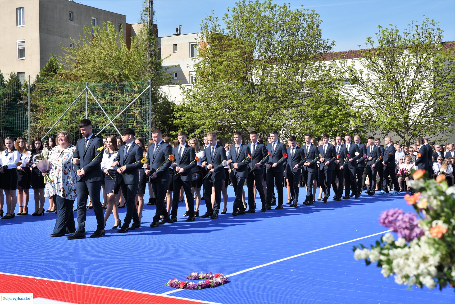 A Nyíregyházi Vasvári Pál Gimnázium ballagási ünnepsége 2023.