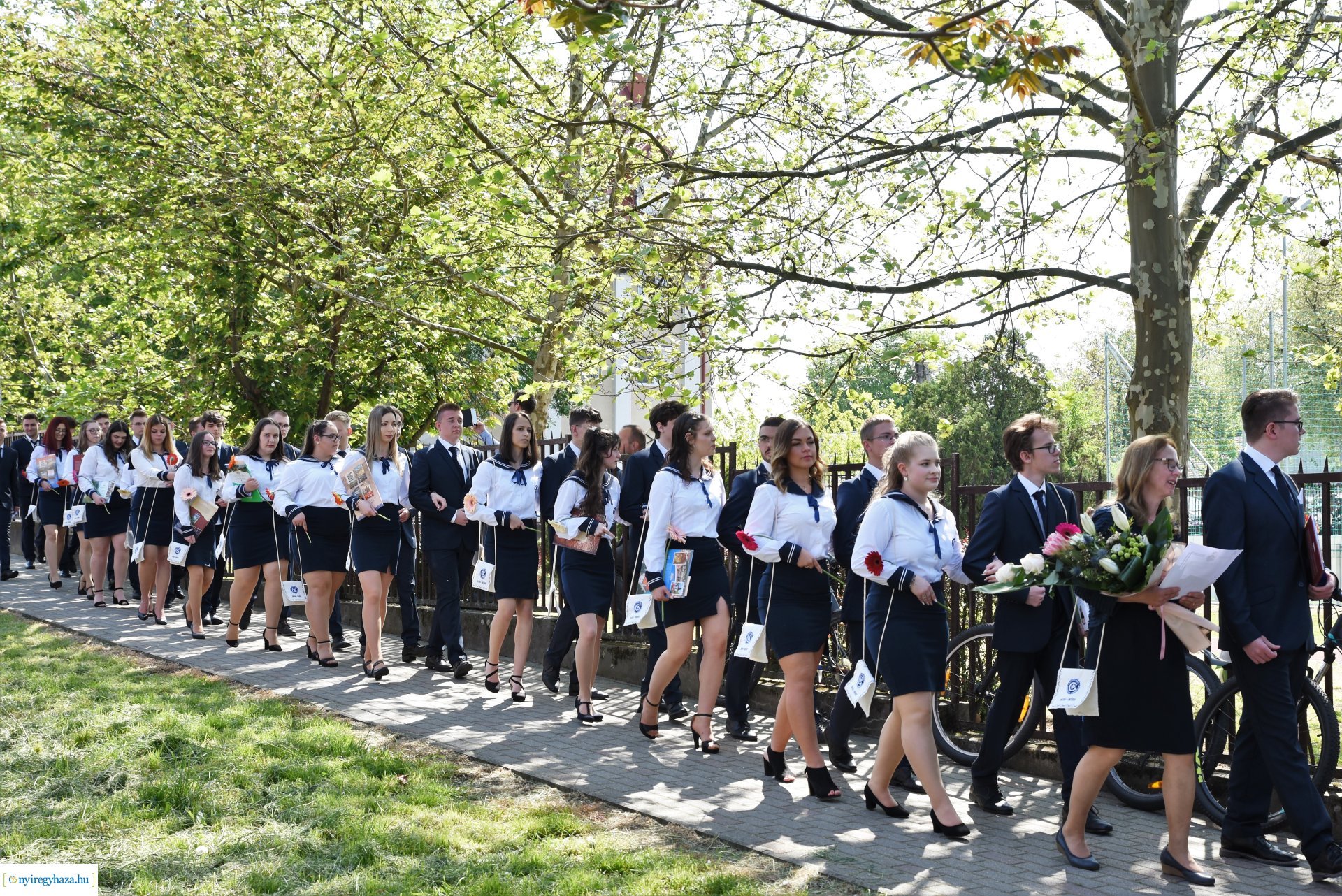 A Nyíregyházi Vasvári Pál Gimnázium ballagási ünnepsége 2023.
