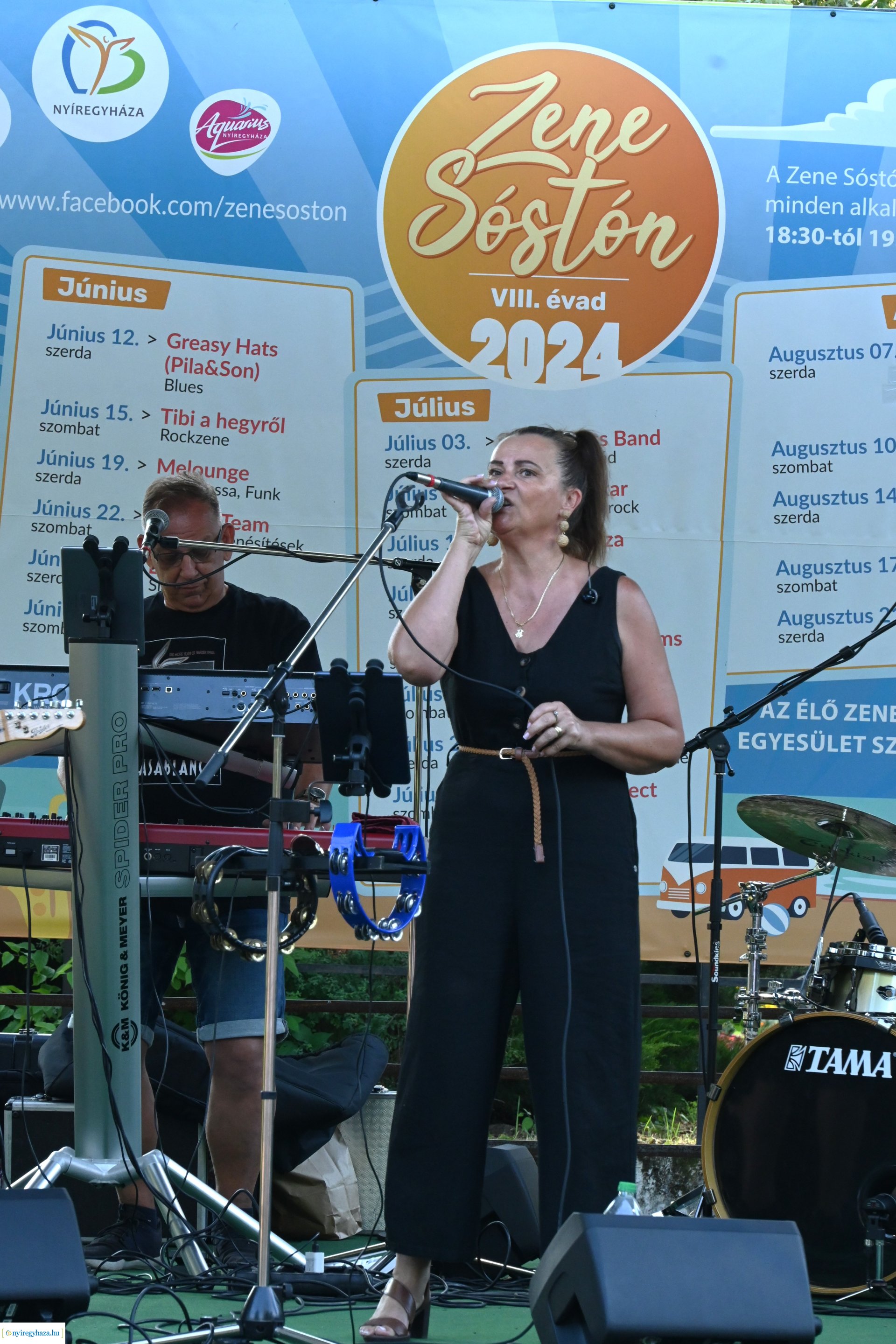 A Polip Band a Zene Sóstón programsorozat szinpadán