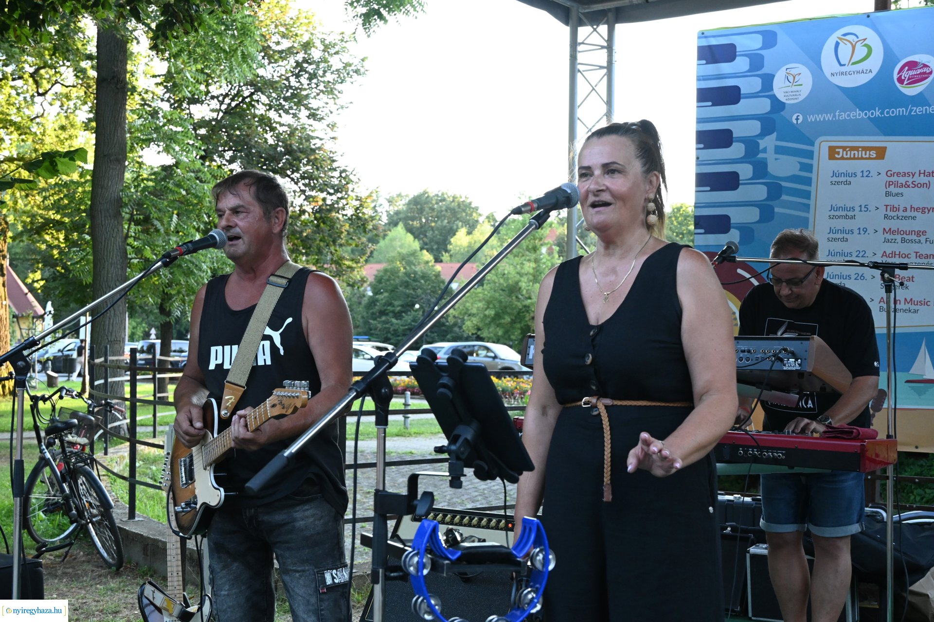 A Polip Band a Zene Sóstón programsorozat szinpadán