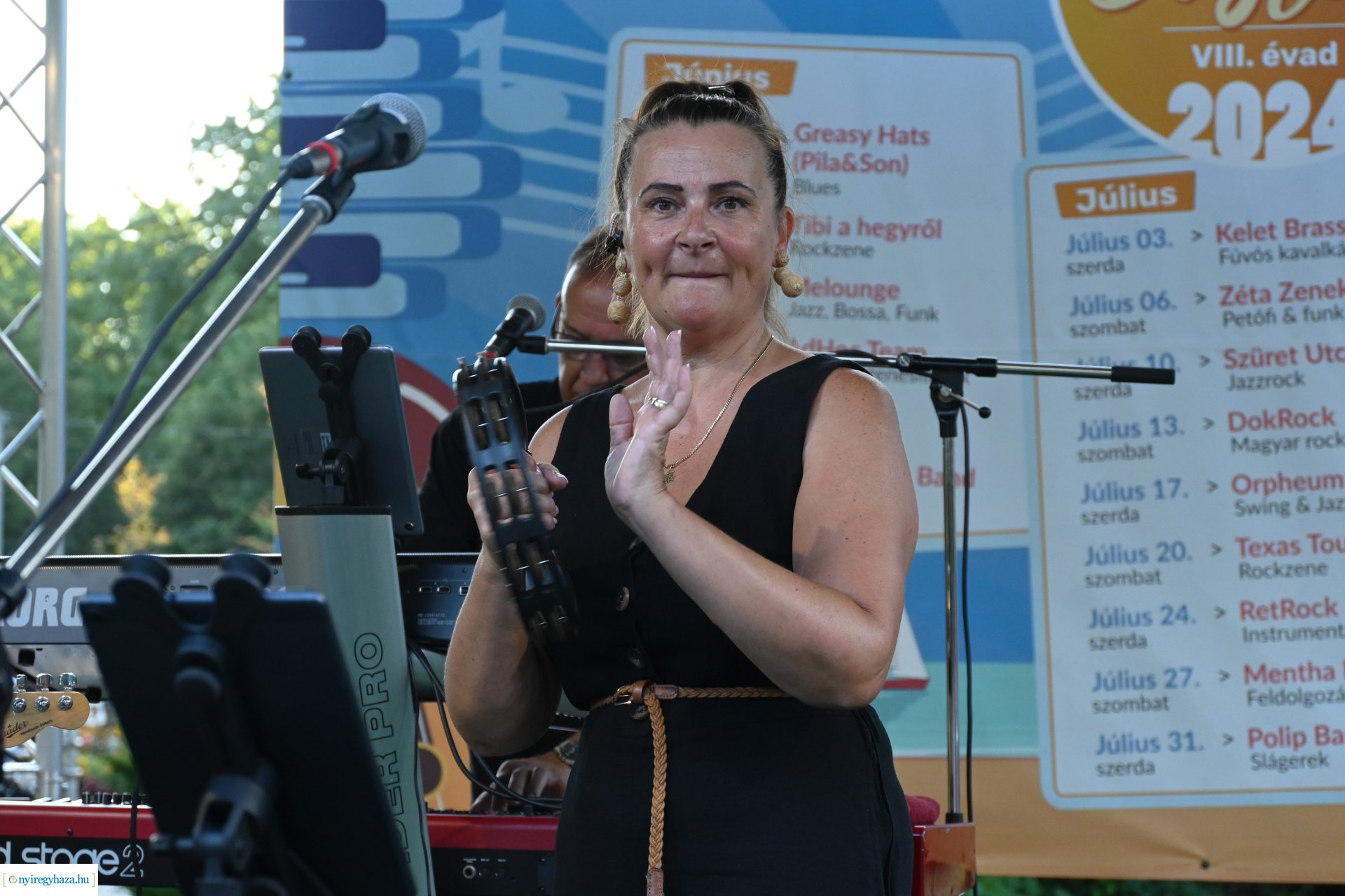 A Polip Band a Zene Sóstón programsorozat szinpadán