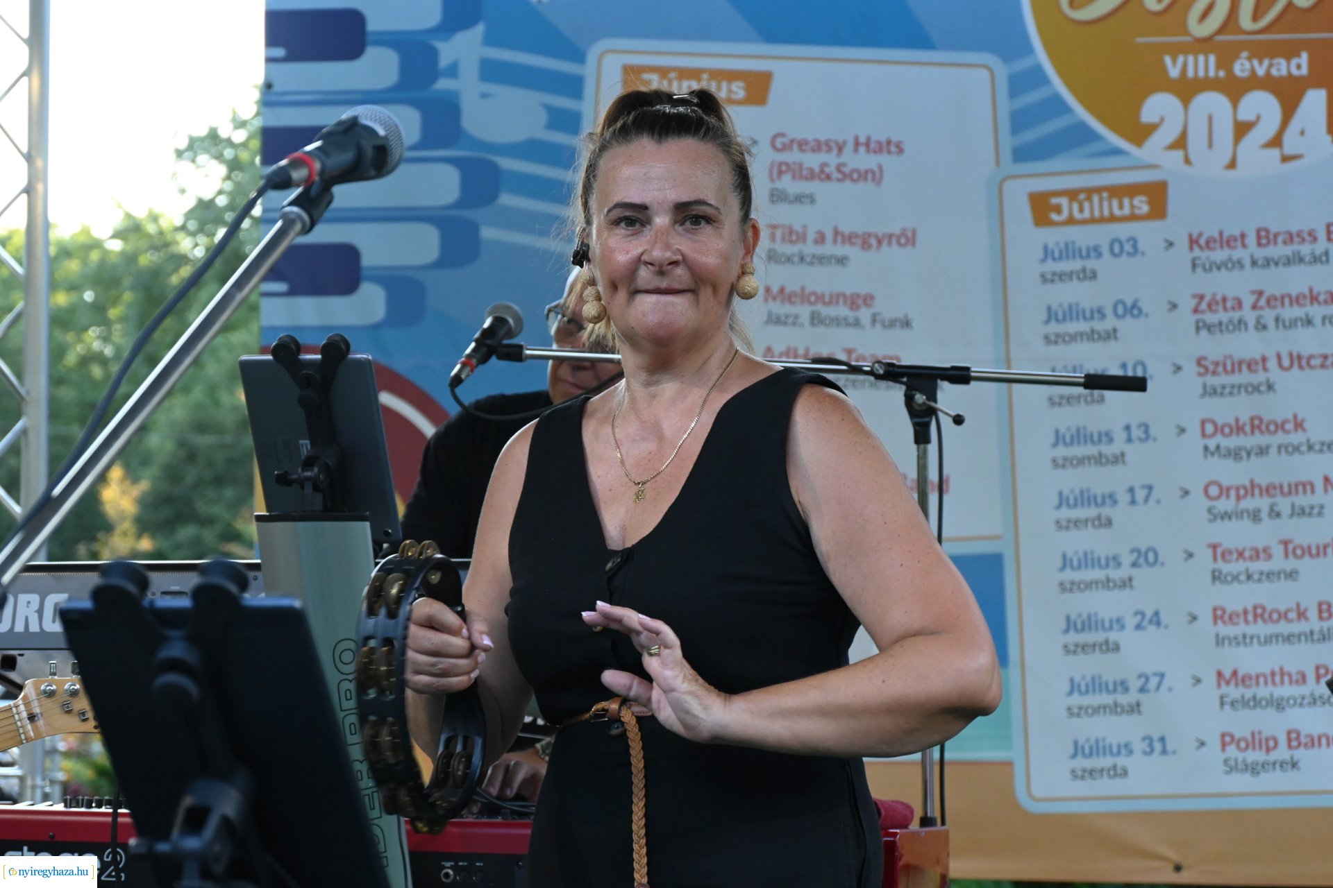 A Polip Band a Zene Sóstón programsorozat szinpadán