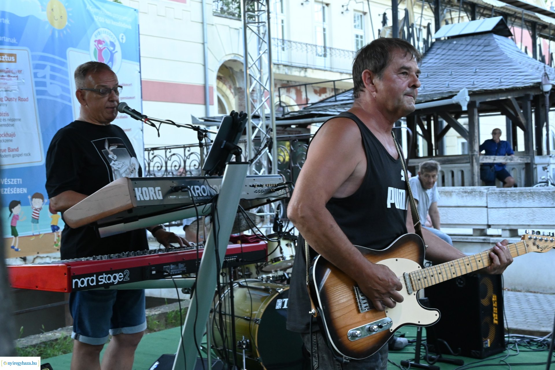 A Polip Band a Zene Sóstón programsorozat szinpadán