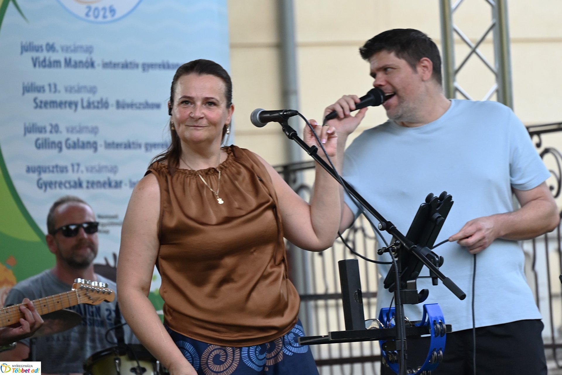 A Polip Band  koncertje a Zene Sóstón programsorozat színpadán