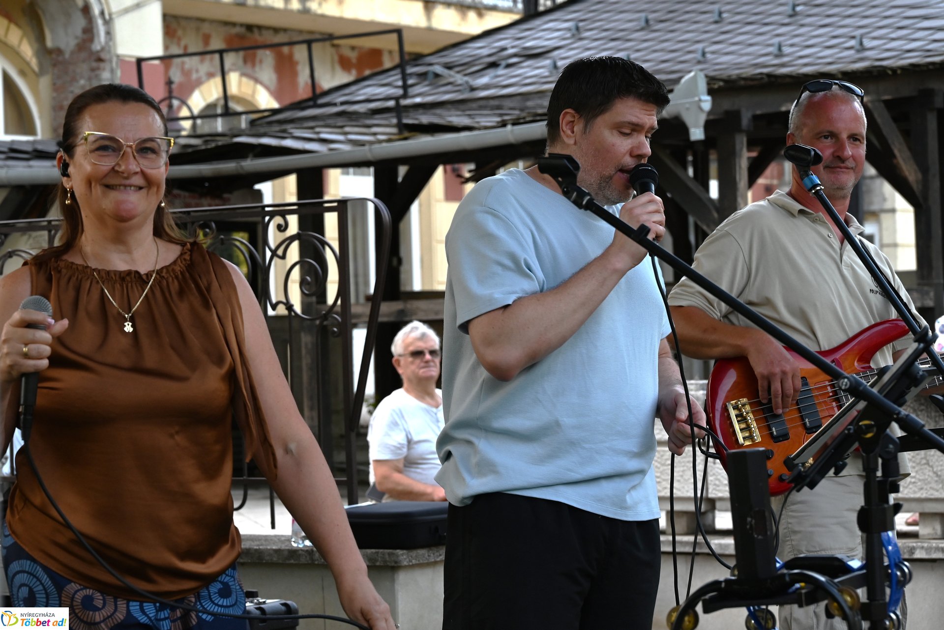 A Polip Band  koncertje a Zene Sóstón programsorozat színpadán