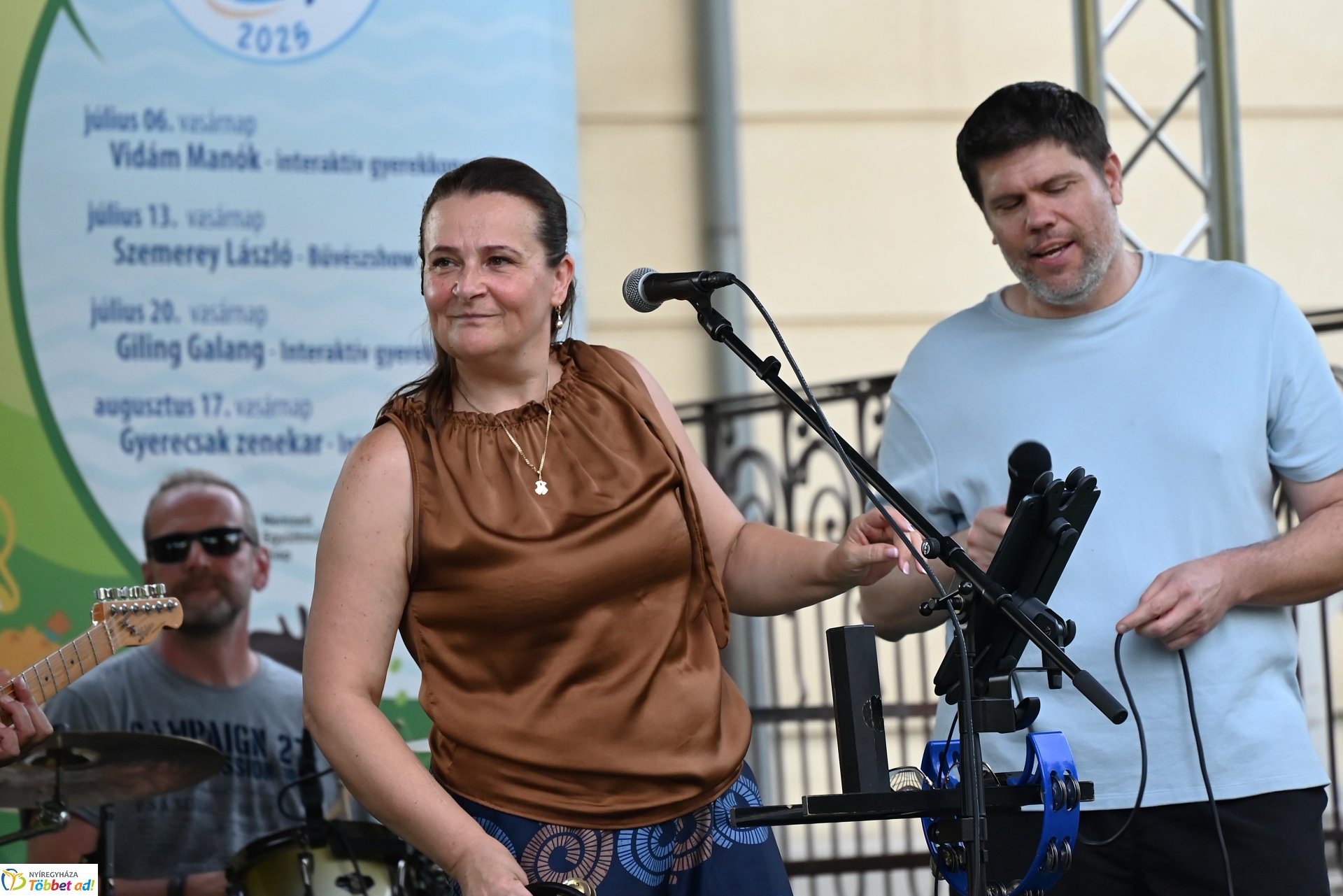 A Polip Band  koncertje a Zene Sóstón programsorozat színpadán