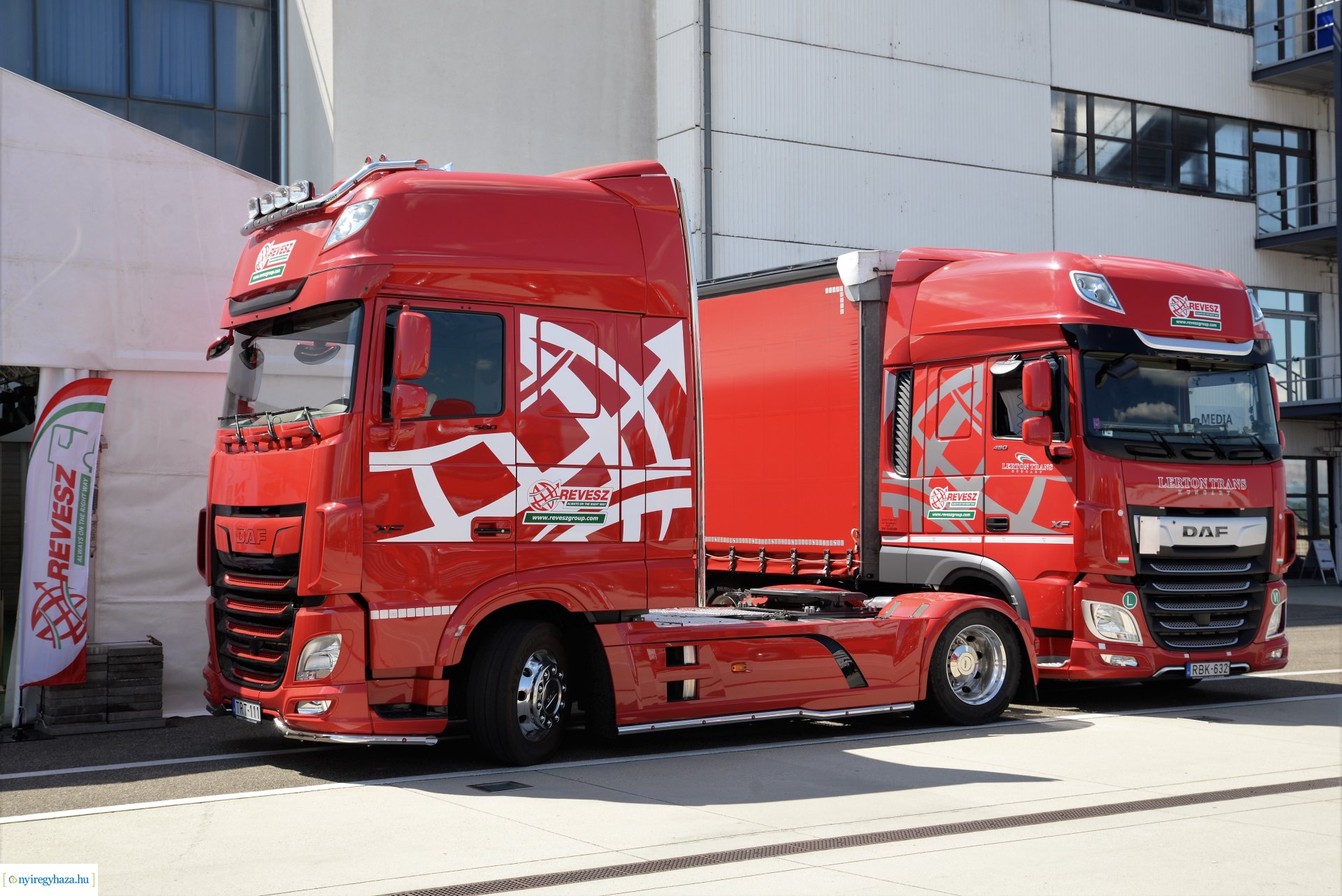 A Révész Truck Racing Team hivatalos versenykamion bemutatója