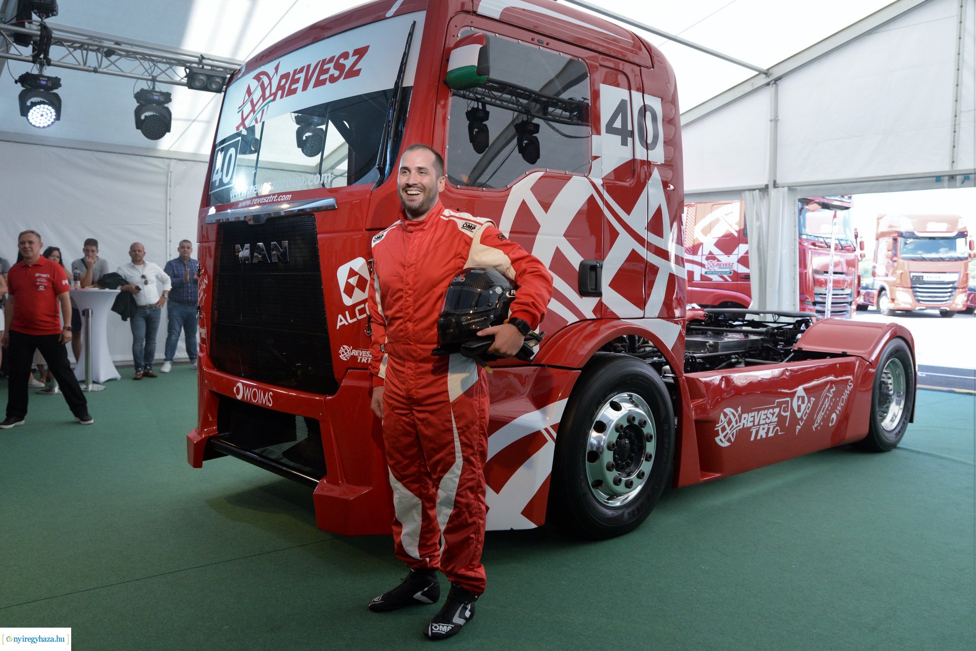 A Révész Truck Racing Team hivatalos versenykamion bemutatója