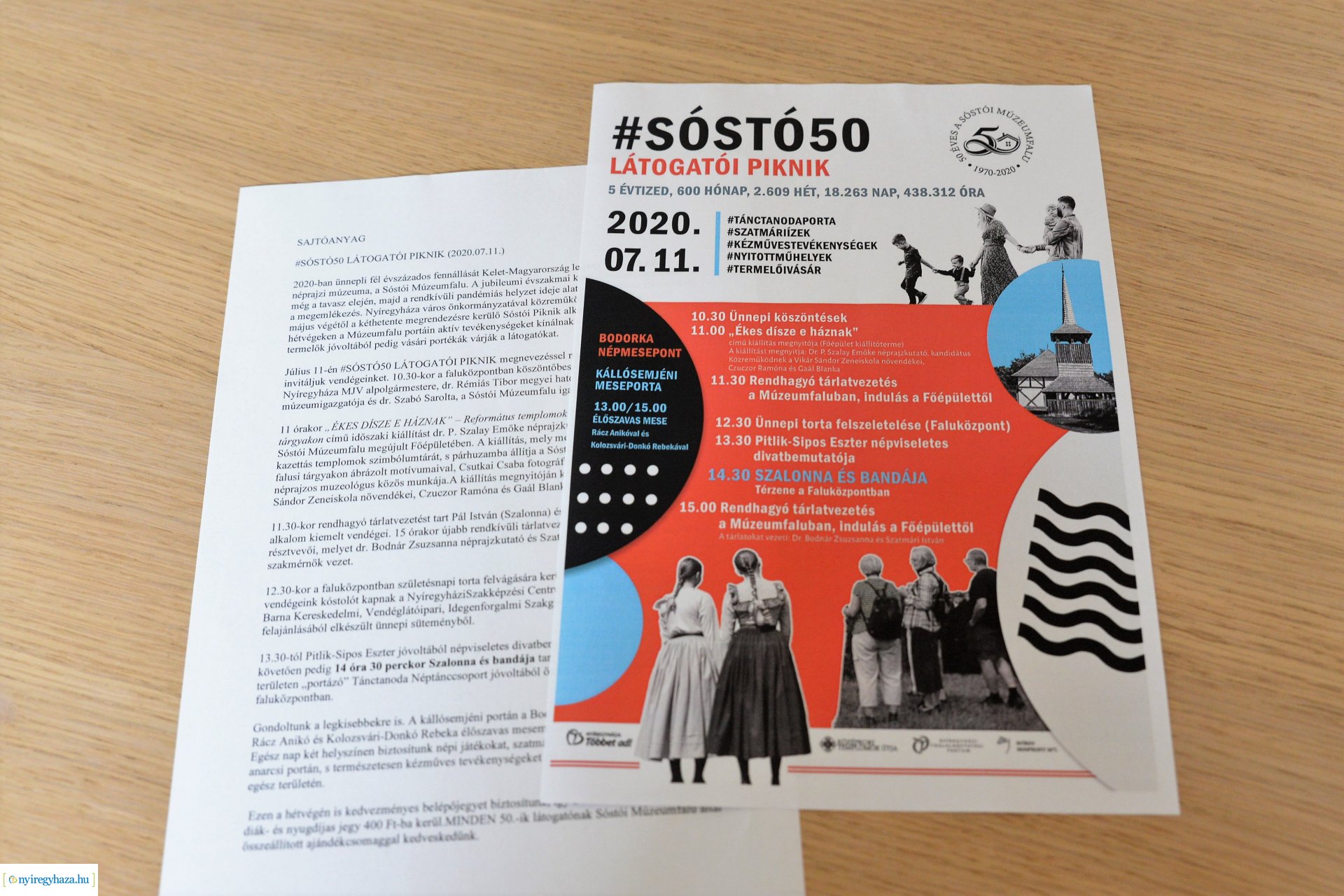 A sajtó képviselőit tájékoztatták a Sóstó Látogatói Piknikről