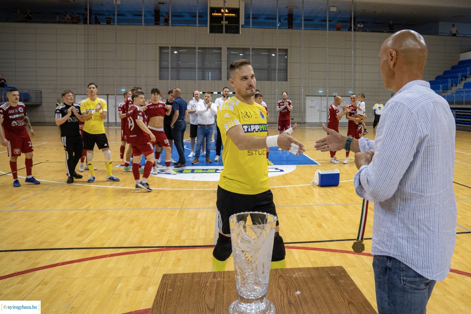 A' Studió Futsal Nyíregyháza megszerezte a bronzérmet - Így ünnepeltek a játékosok a mérkőzést követően