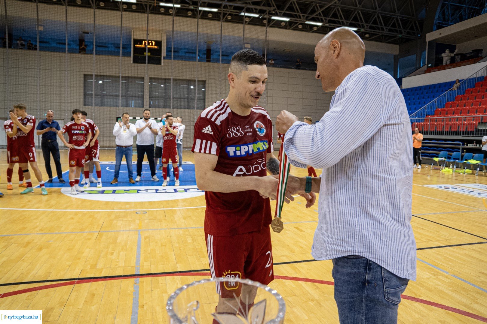 A' Studió Futsal Nyíregyháza megszerezte a bronzérmet - Így ünnepeltek a játékosok a mérkőzést követően
