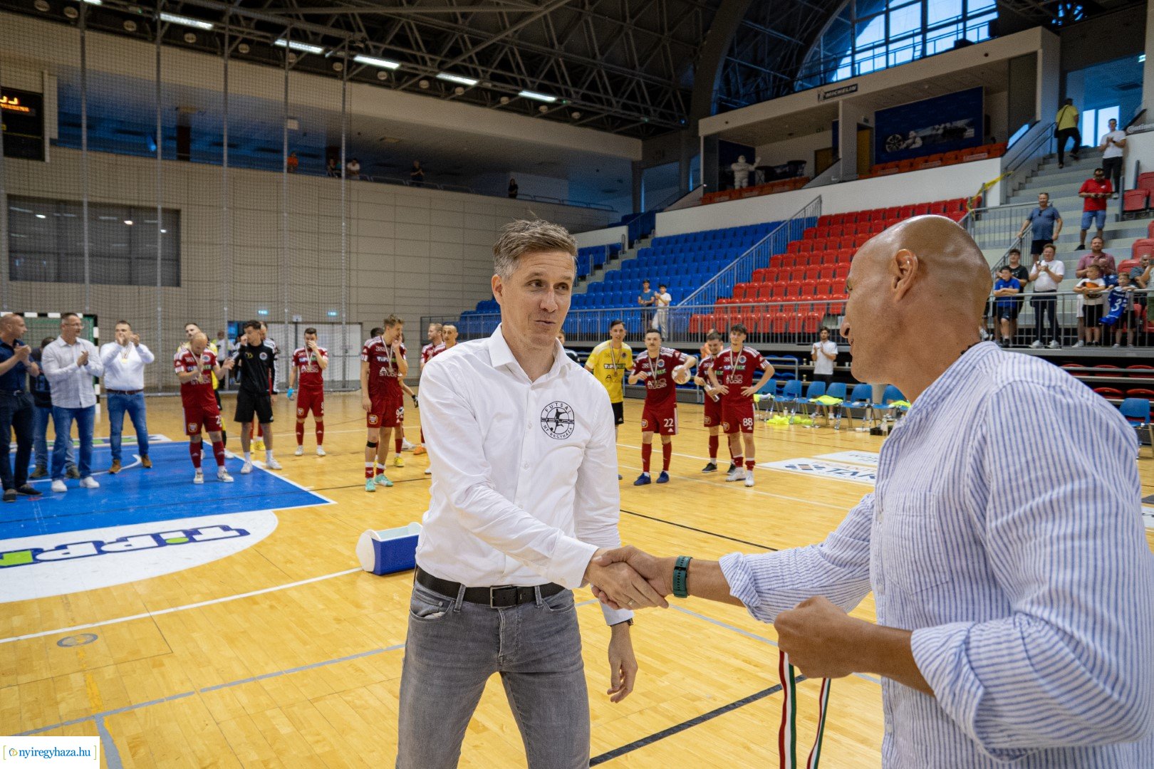 A' Studió Futsal Nyíregyháza megszerezte a bronzérmet - Így ünnepeltek a játékosok a mérkőzést követően