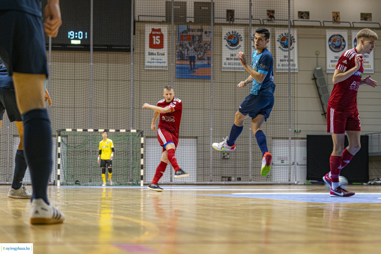 A' Studió Futsal Nyíregyháza vs MFA mérkőzés a Continental Arénában