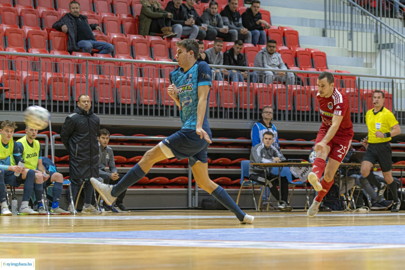 A' Studió Futsal Nyíregyháza vs MFA mérkőzés a Continental Arénában