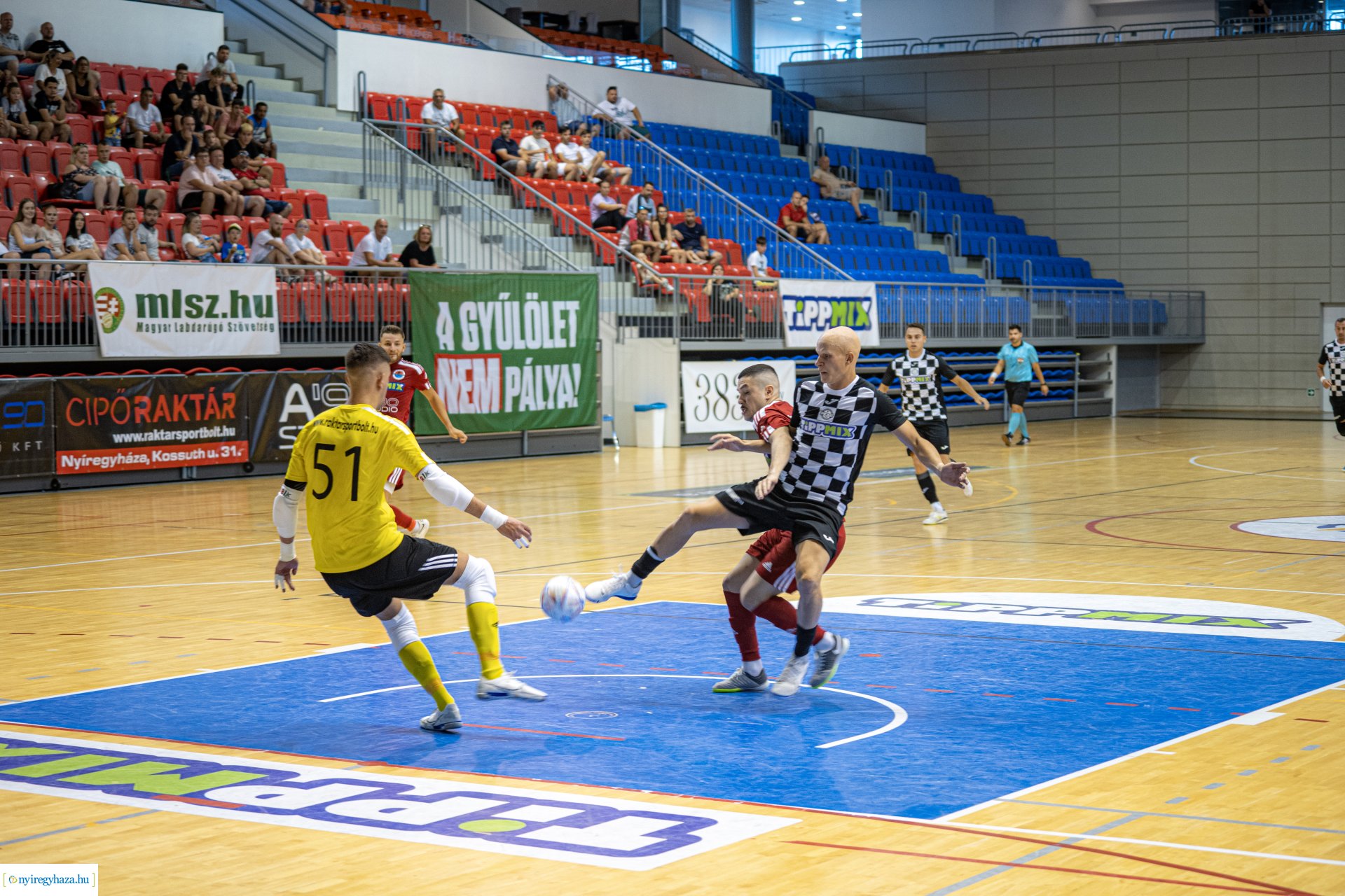 A' Studió Futsal Nyíregyháza vs PTE-PEAC futsal mérkőzés
