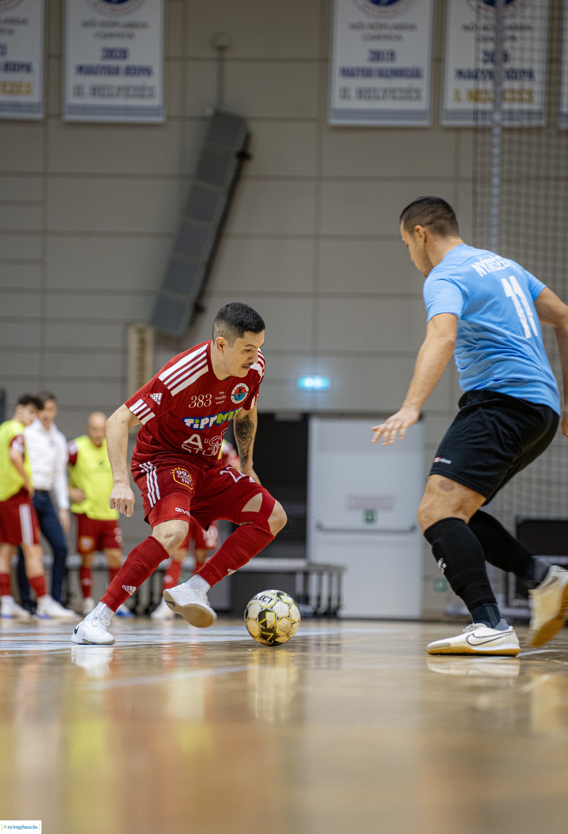 A' Studió Futsal Nyíregyháza vs. Nyírség FC Futsal mérkőzés a Continental Arénában