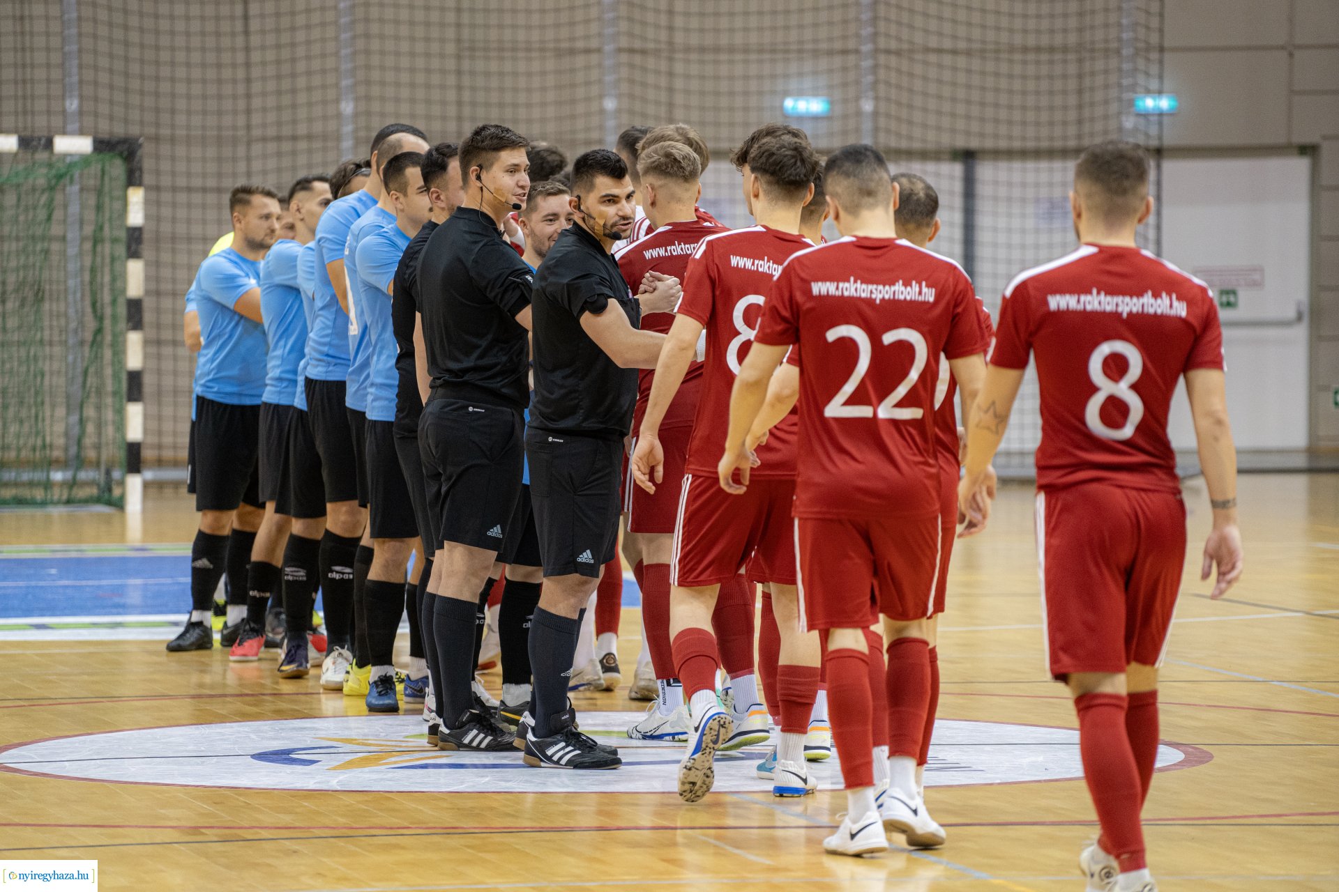 A' Studió Futsal Nyíregyháza vs. Nyírség FC Futsal mérkőzés a Continental Arénában