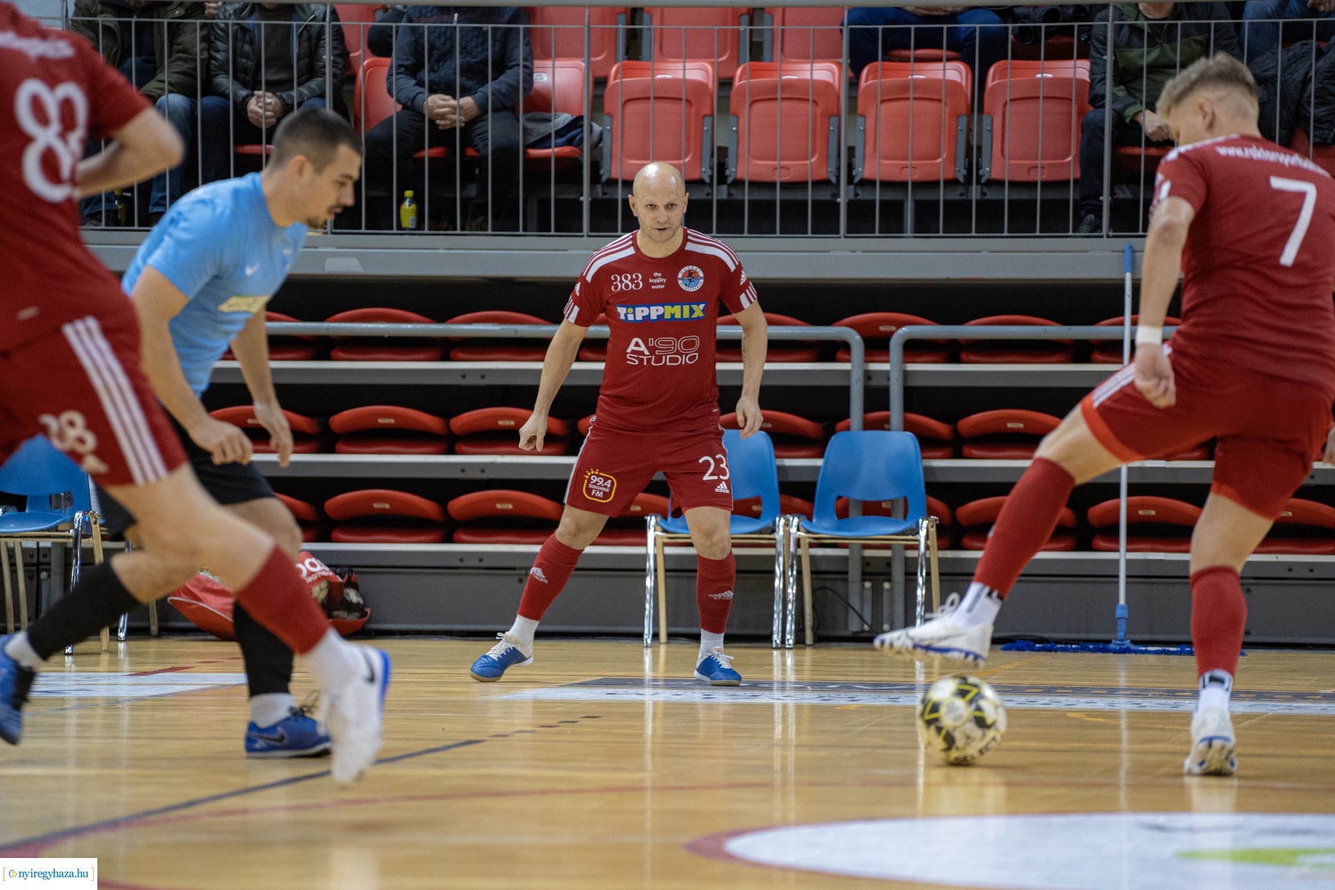A' Studió Futsal Nyíregyháza vs. Nyírség FC Futsal mérkőzés a Continental Arénában