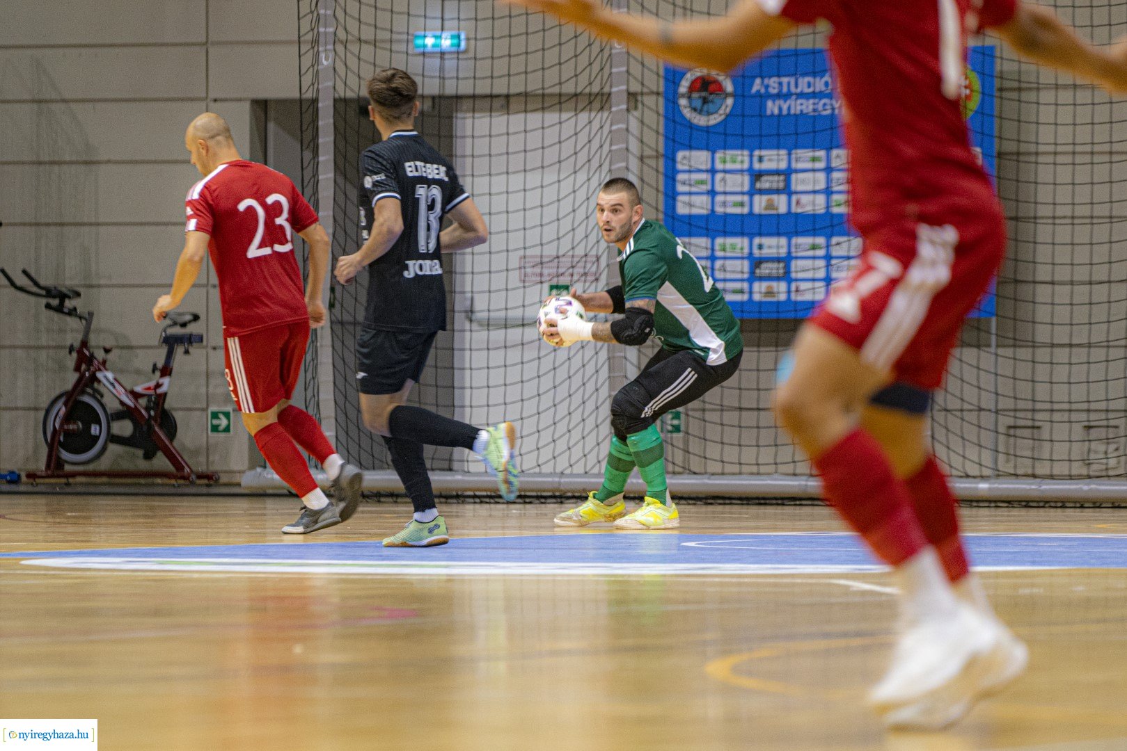 A STUDIO Nyíregyháza - ELTE-BEAC Budapest Futsal mérkőzés a Continental Arénában