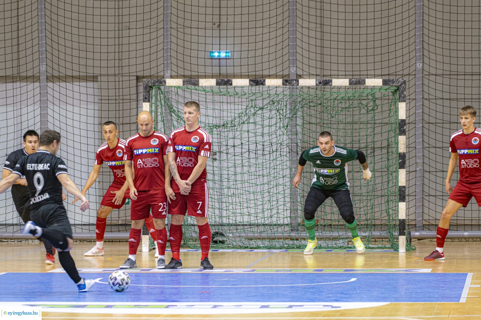 A STUDIO Nyíregyháza - ELTE-BEAC Budapest Futsal mérkőzés a Continental Arénában