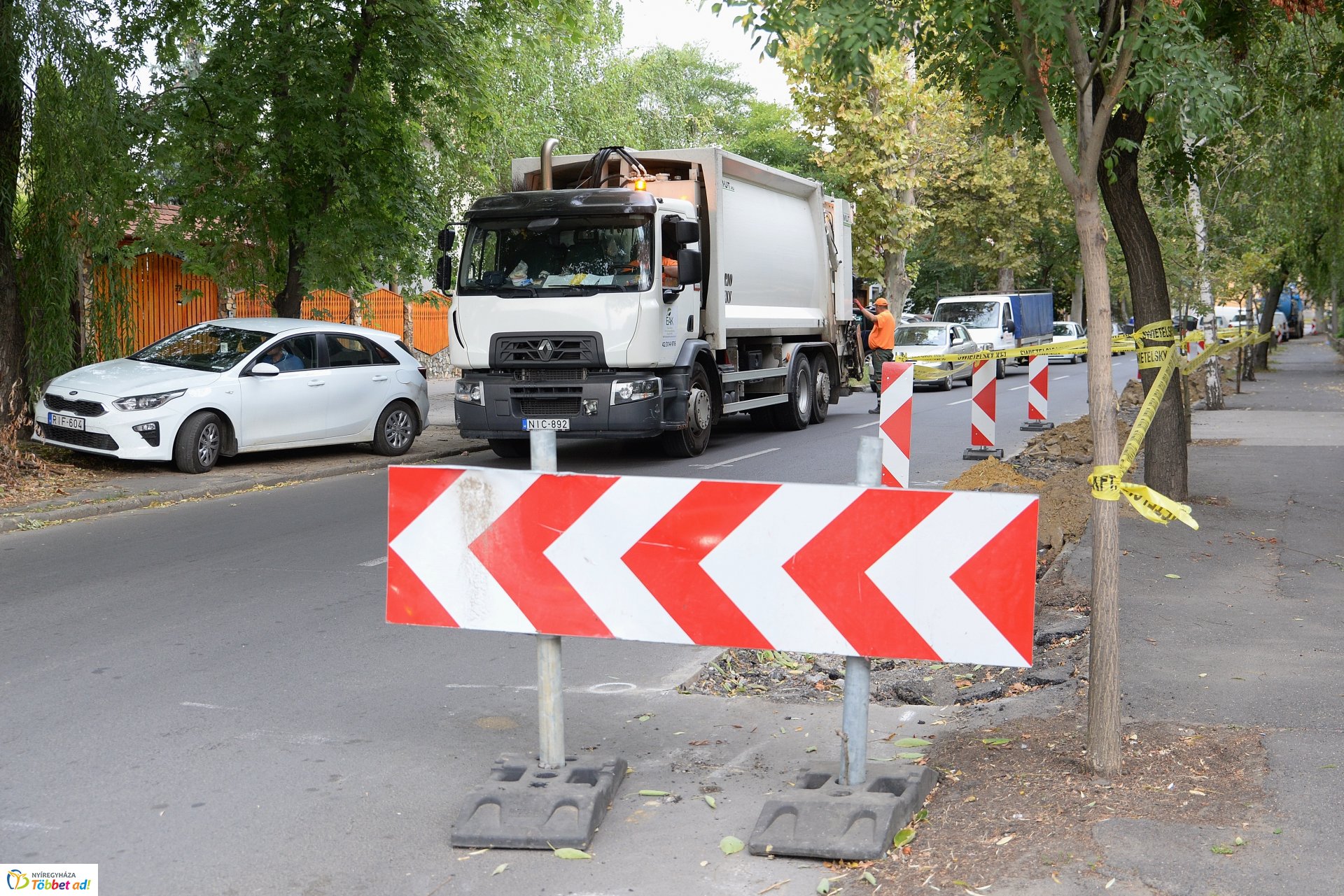 A Szarvas utca is megújul
