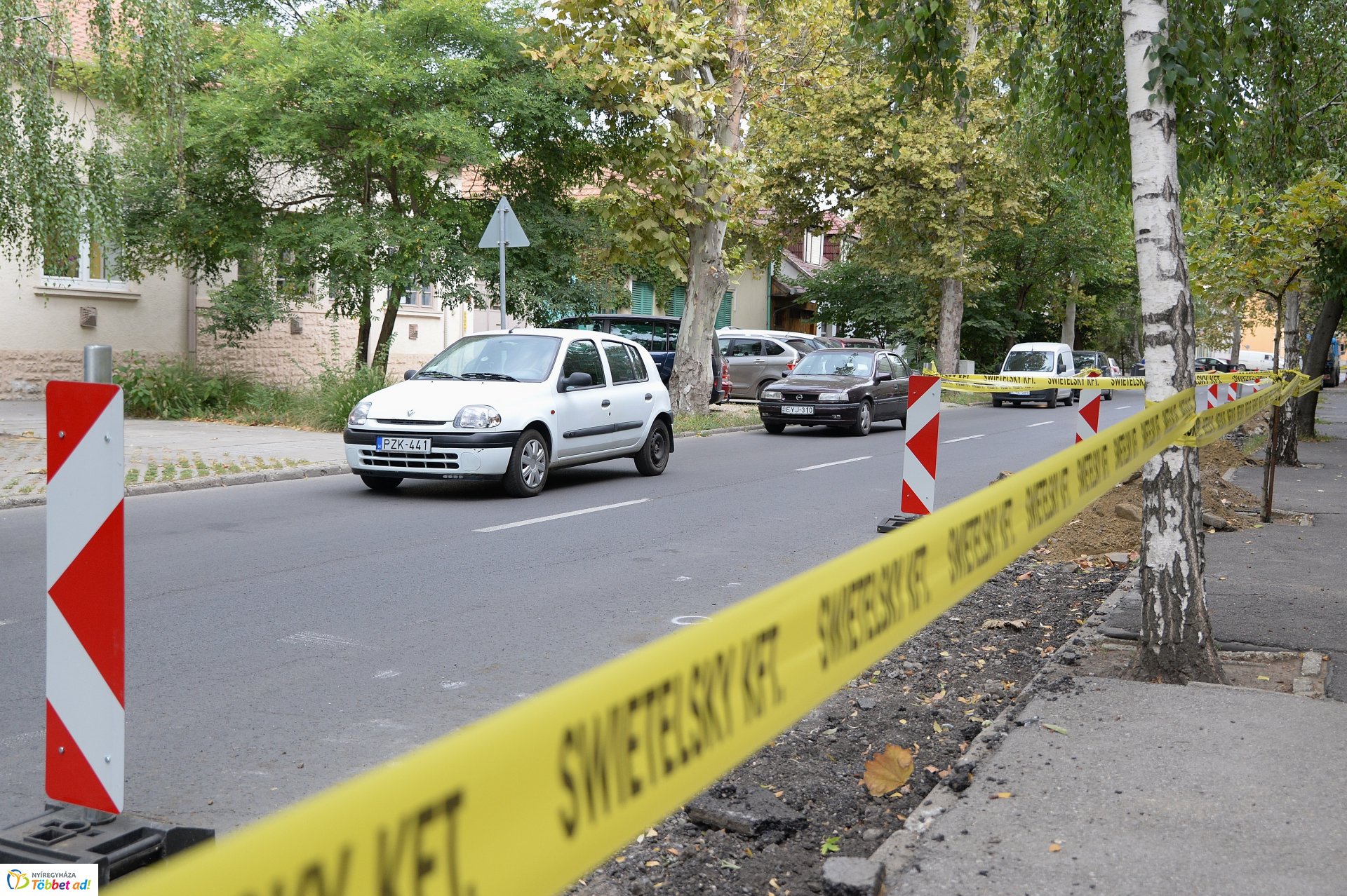 A Szarvas utca is megújul