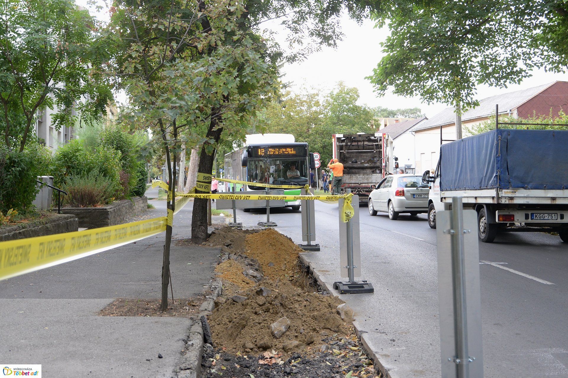 A Szarvas utca is megújul