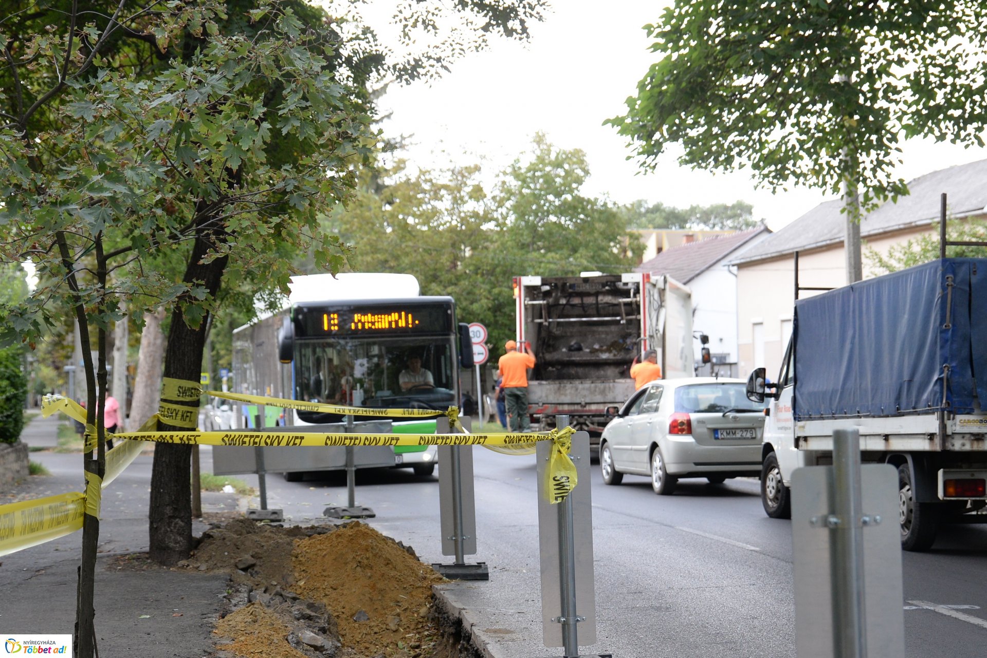 A Szarvas utca is megújul