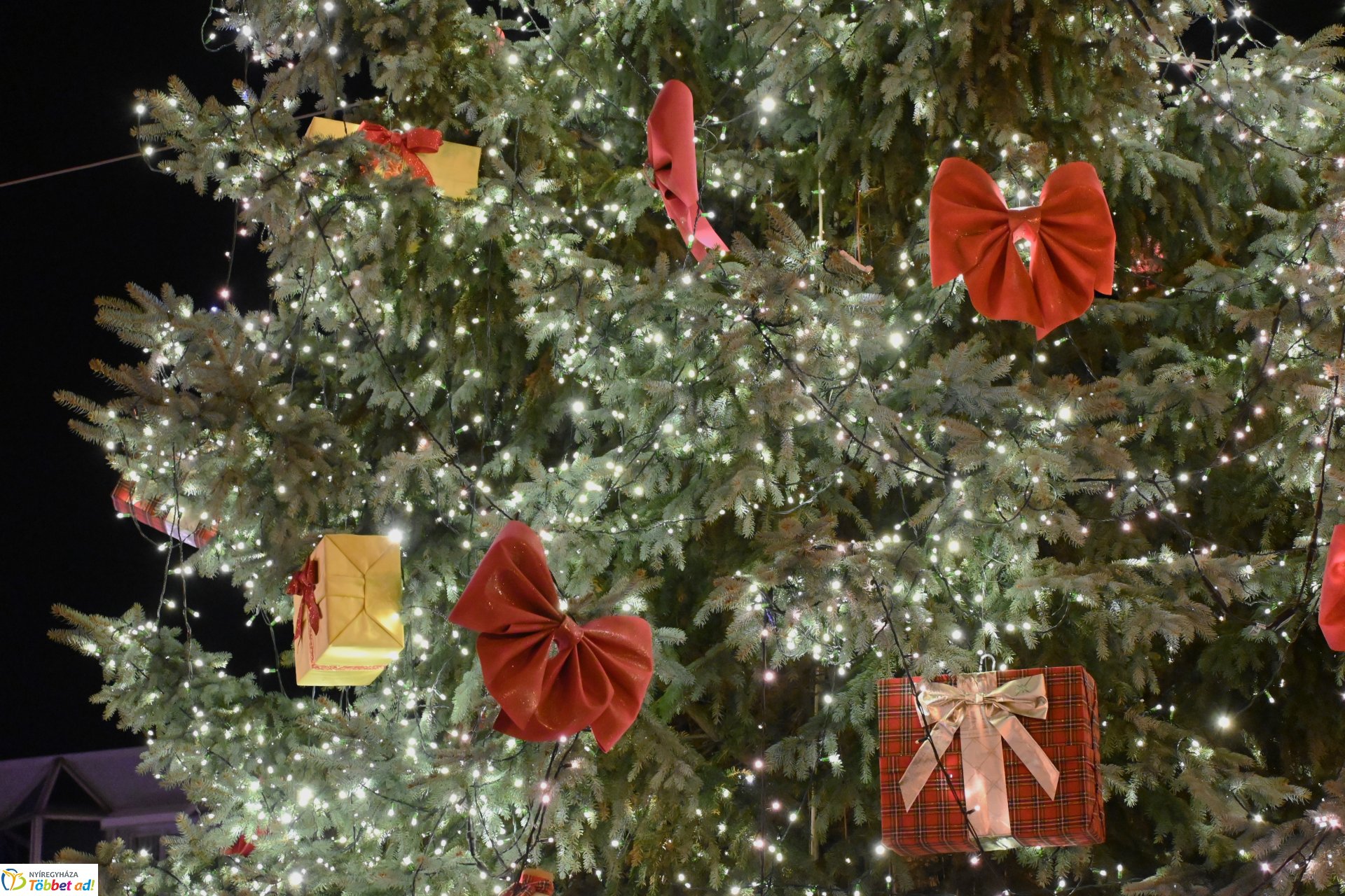 A szeretet lángja is  ég már az adventi  koszorún Nyíregyháza belvárosában