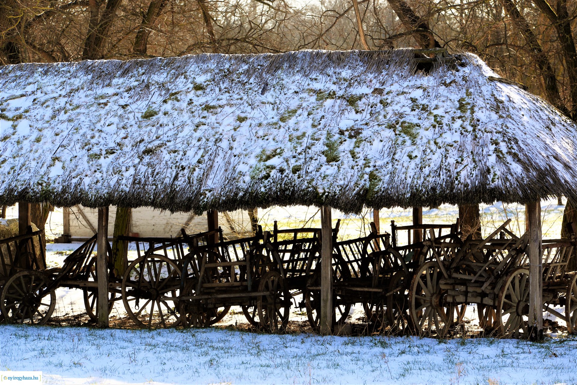 A tél szépségei a Sóstói Múzeumfaluban