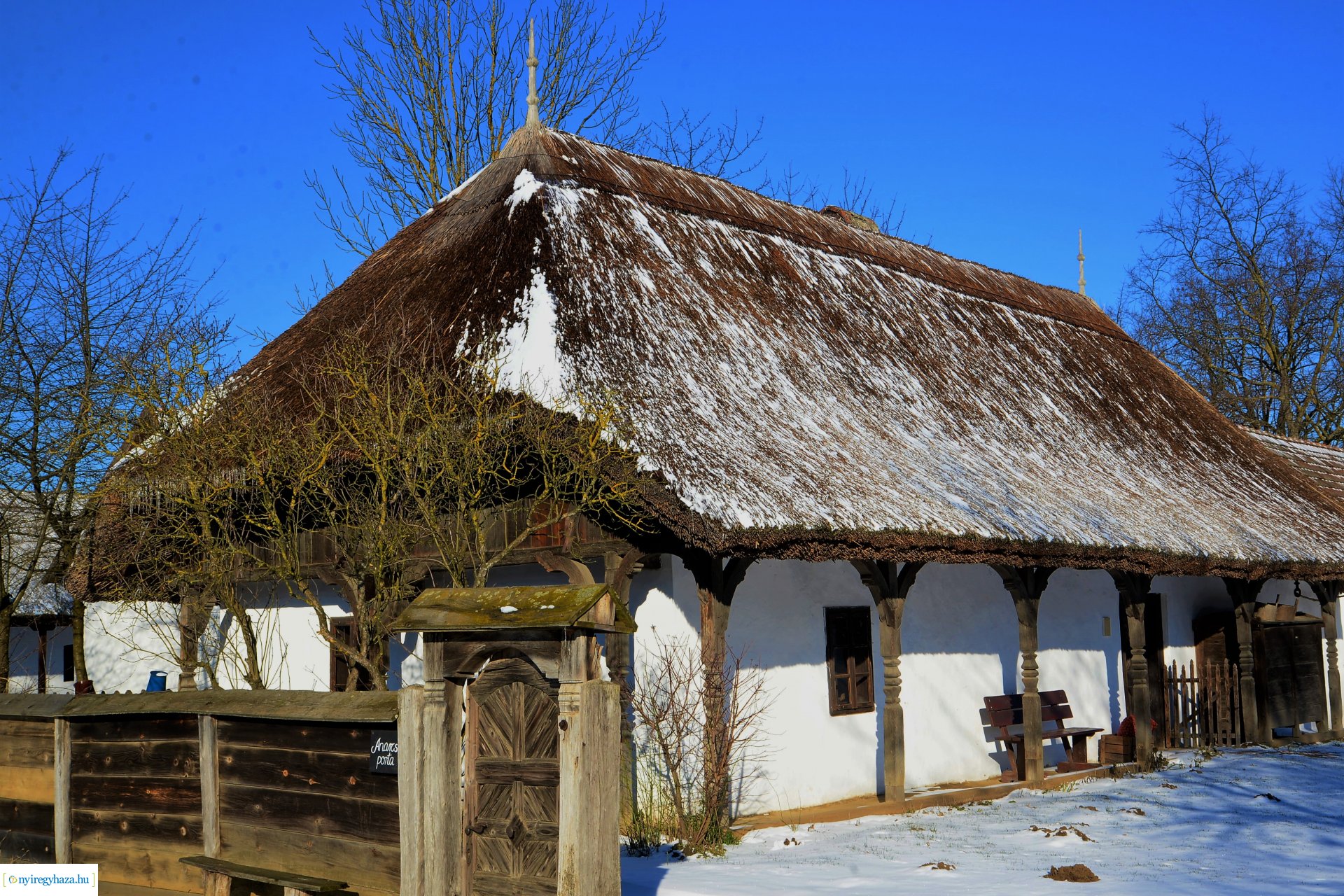 A tél szépségei a Sóstói Múzeumfaluban