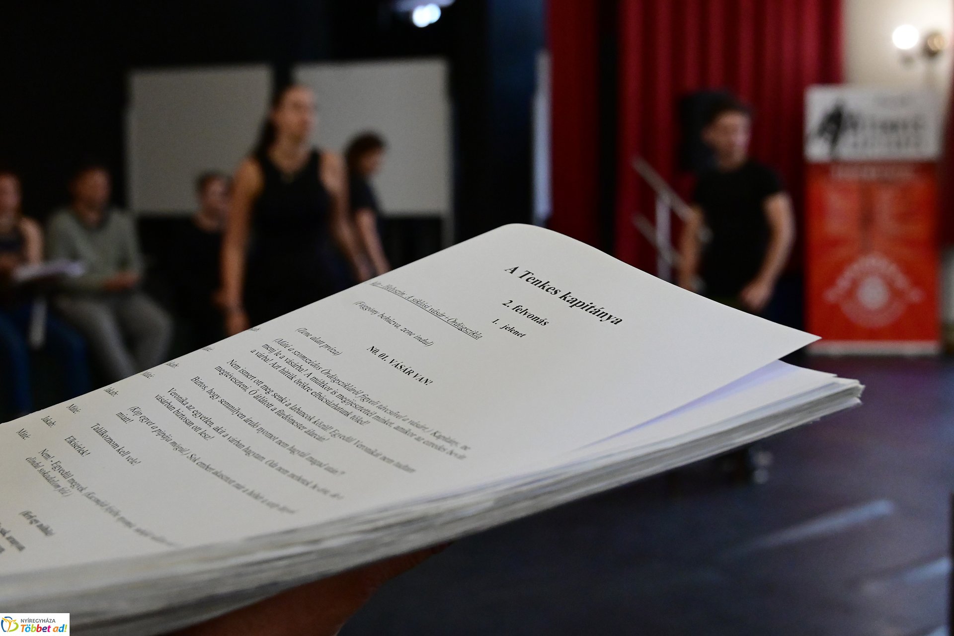 A Tenkes kapitánya kalandmusical próbáján jártunk