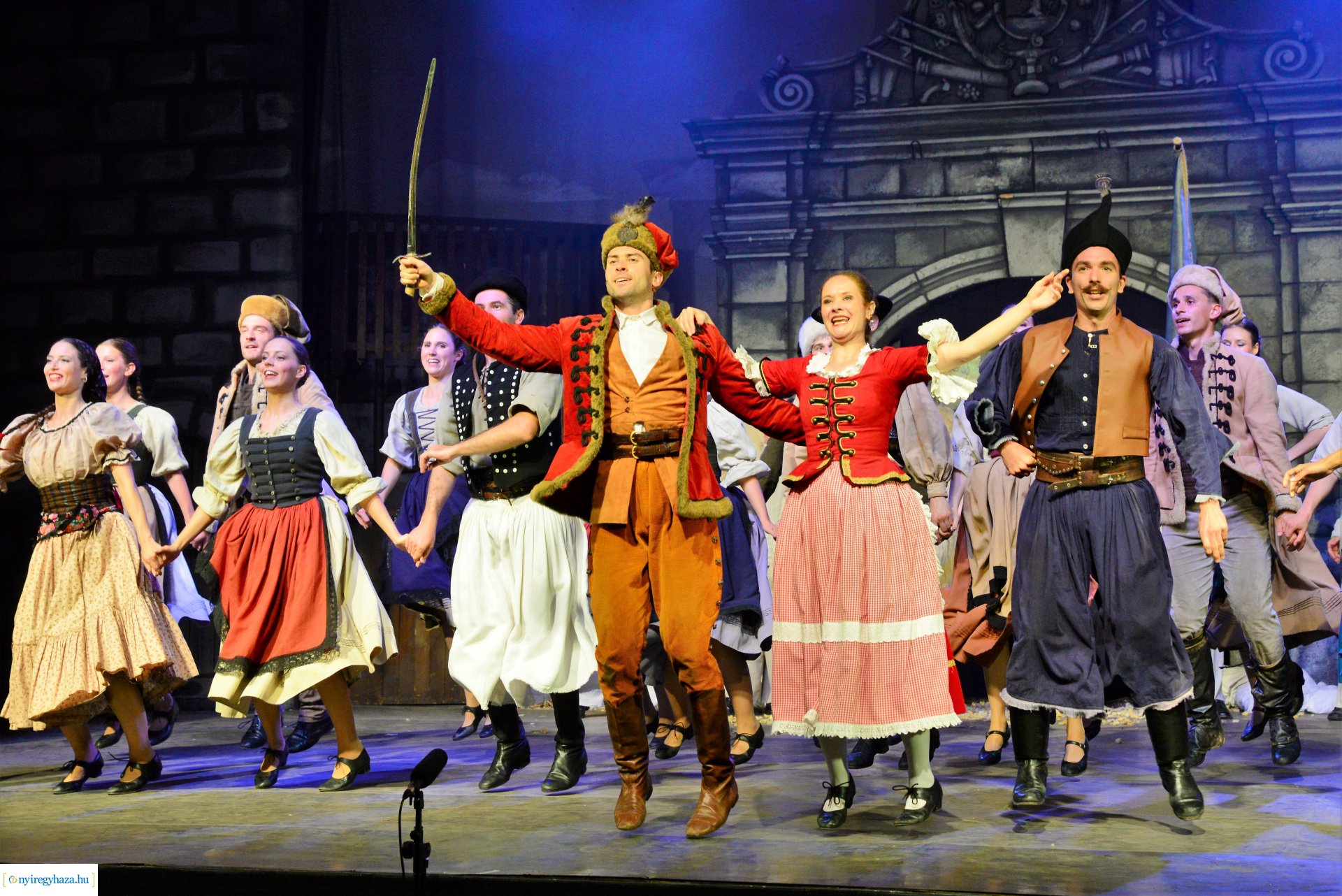 A Tenkes kapitánya - táncjáték a Sóstói Múzeumfaluban