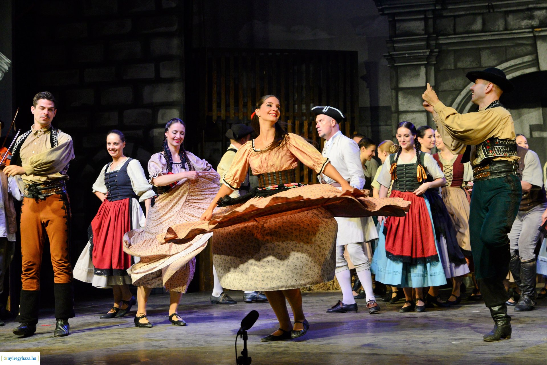 A Tenkes kapitánya - táncjáték a Sóstói Múzeumfaluban