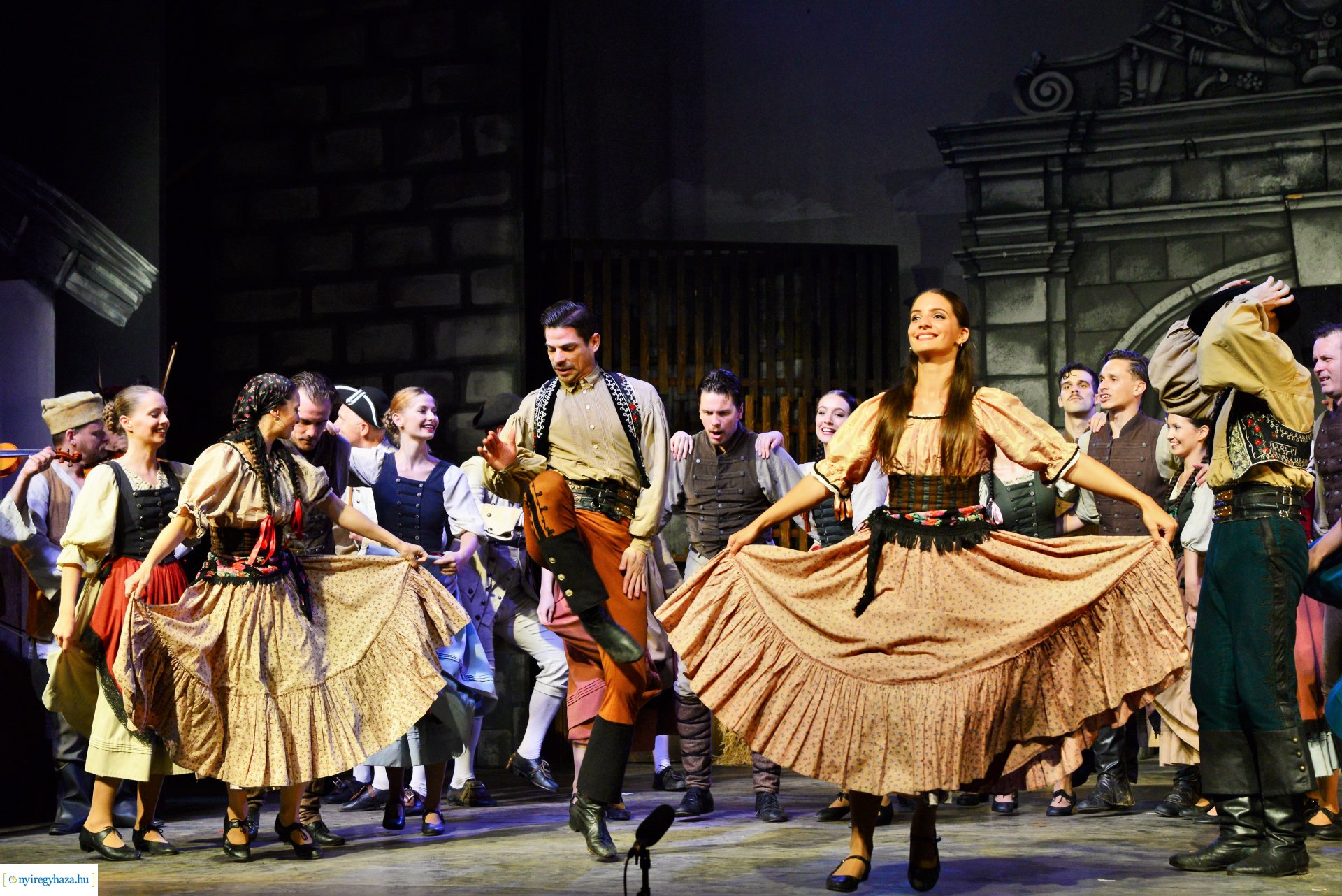 A Tenkes kapitánya - táncjáték a Sóstói Múzeumfaluban