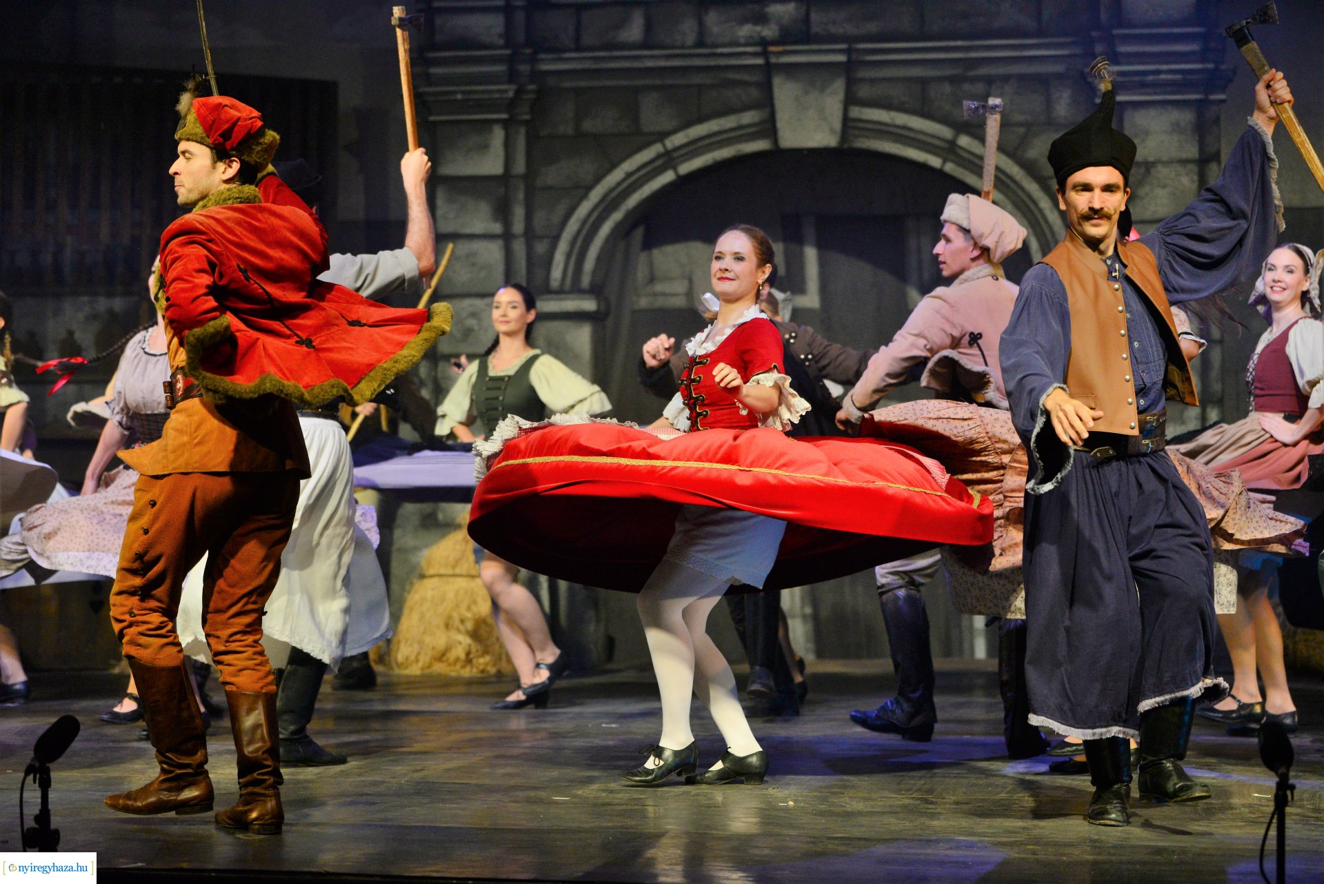 A Tenkes kapitánya - táncjáték a Sóstói Múzeumfaluban