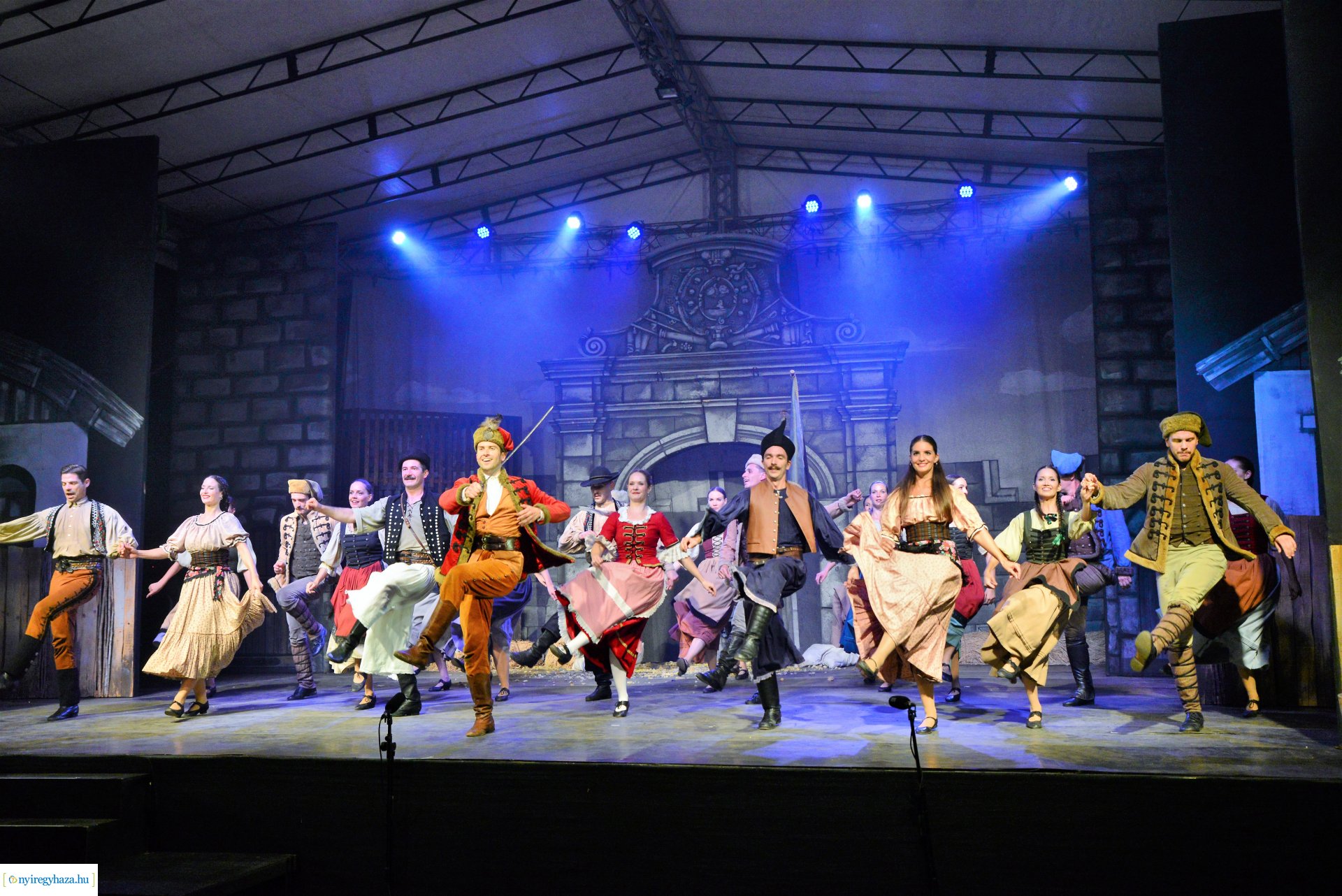 A Tenkes kapitánya - táncjáték a Sóstói Múzeumfaluban