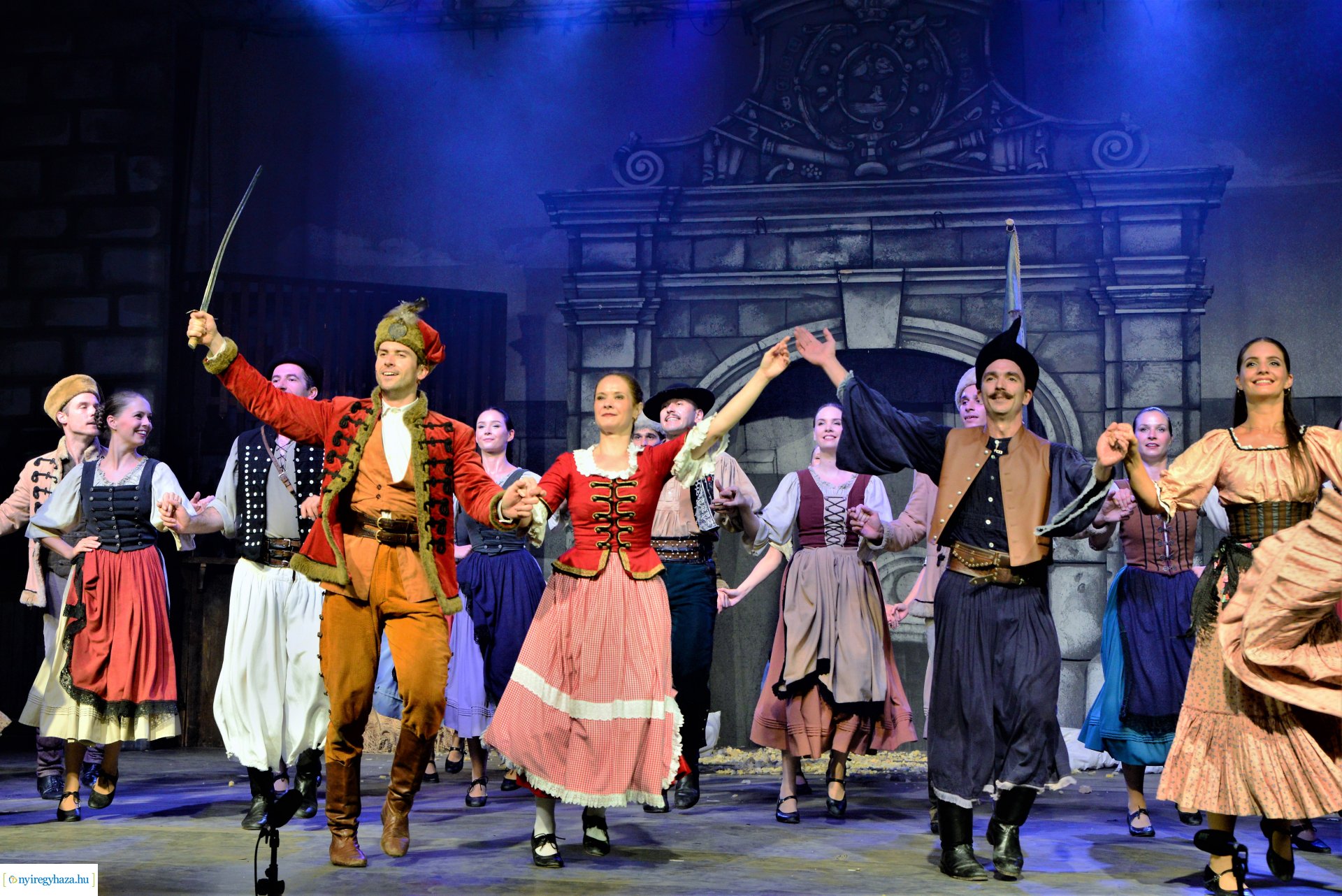 A Tenkes kapitánya - táncjáték a Sóstói Múzeumfaluban