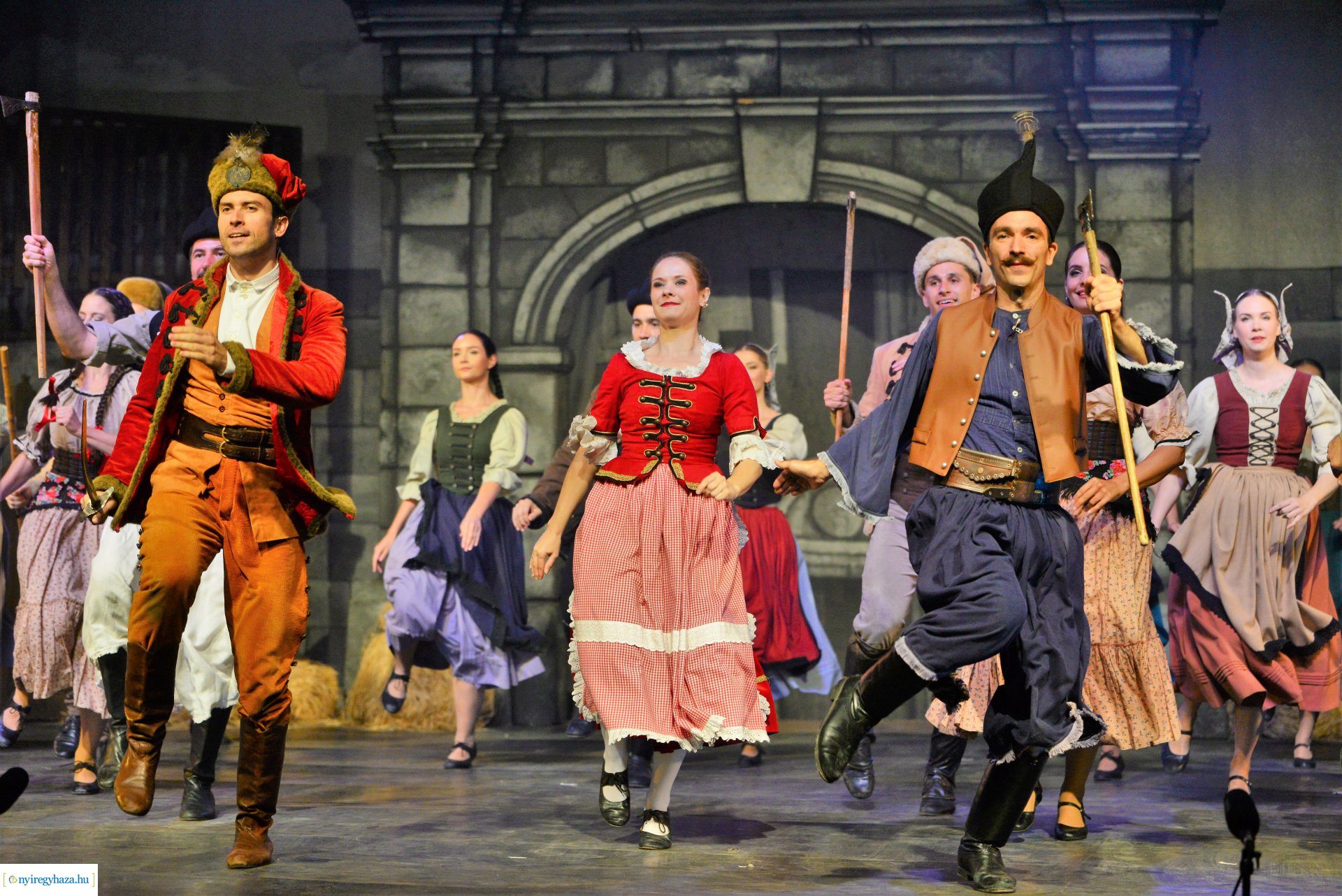 A Tenkes kapitánya - táncjáték a Sóstói Múzeumfaluban
