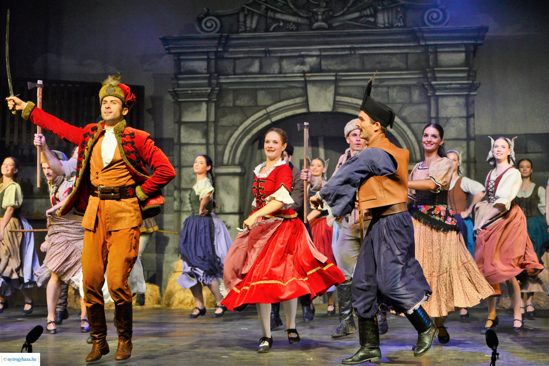 A Tenkes kapitánya - táncjáték a Sóstói Múzeumfaluban