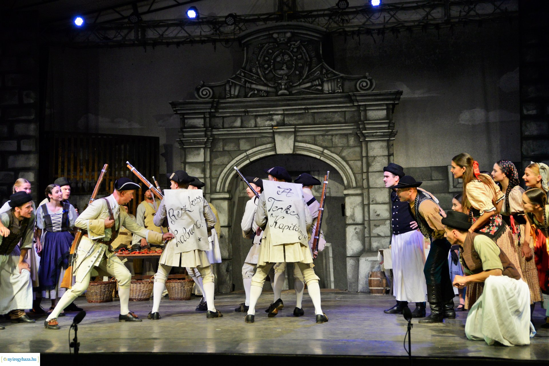 A Tenkes kapitánya - táncjáték a Sóstói Múzeumfaluban