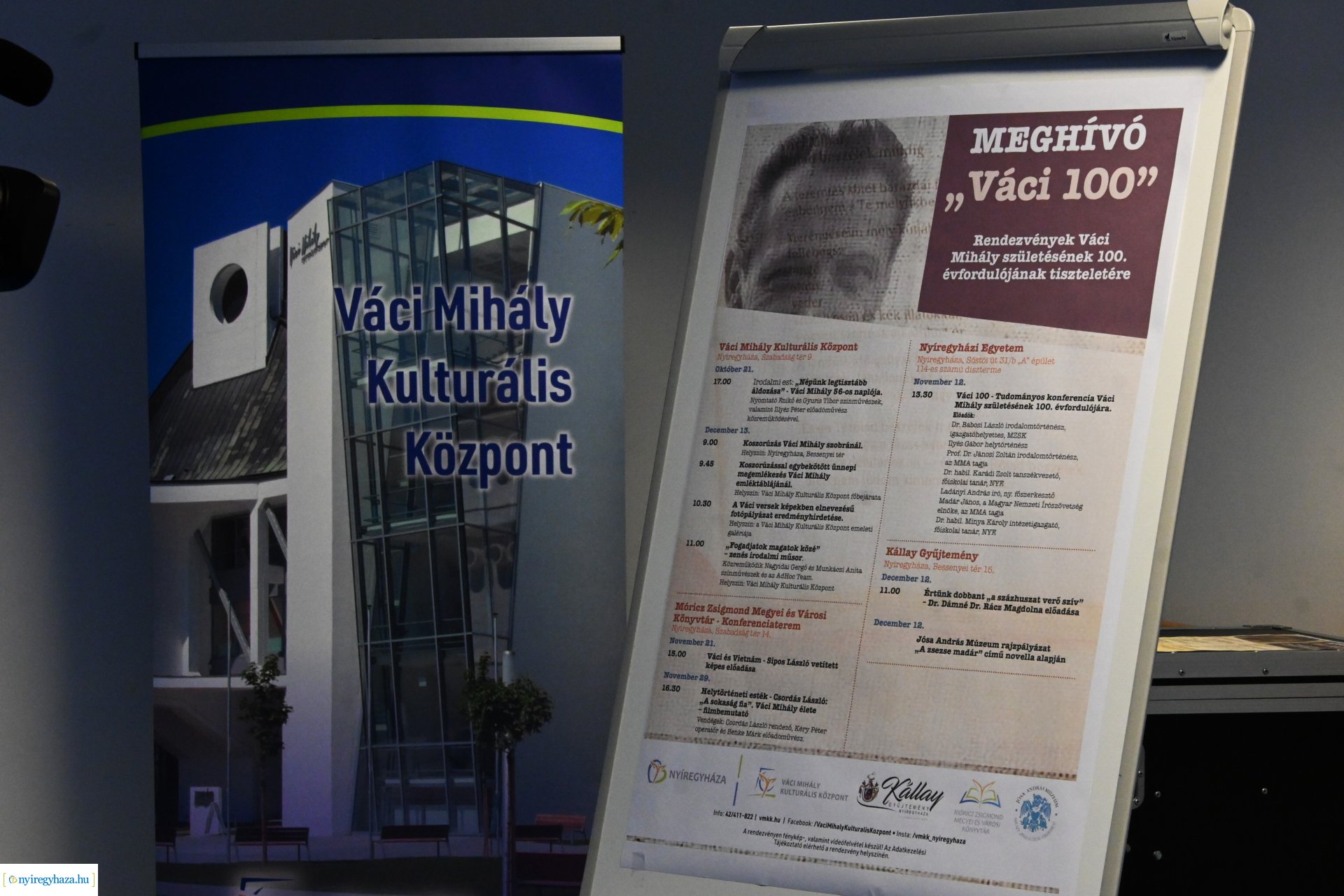 A "Váci 100" rendezvénysorozat programjait ismertették a VMKK-ban